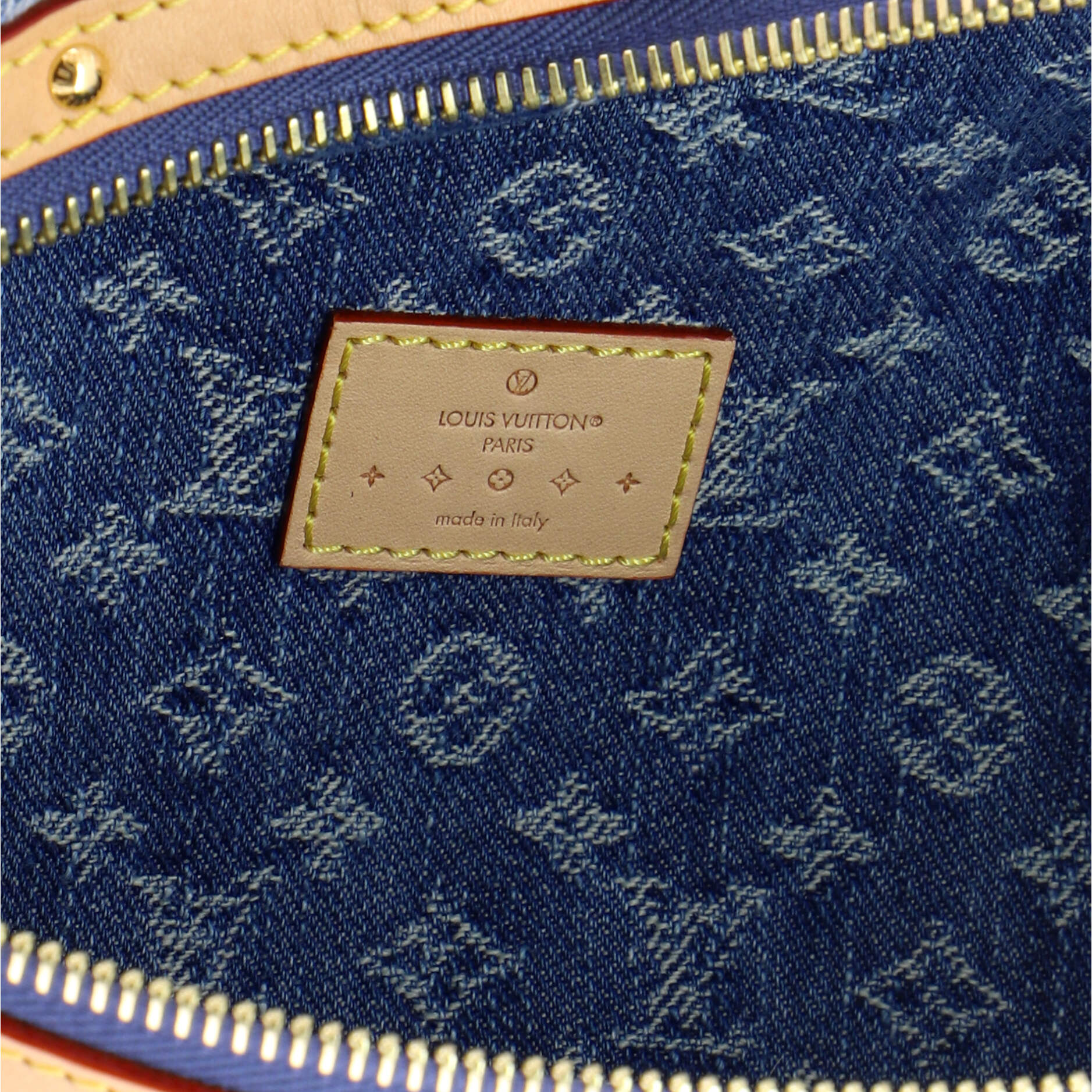 High Rise Bum Bag Monogram Denim - Image 6