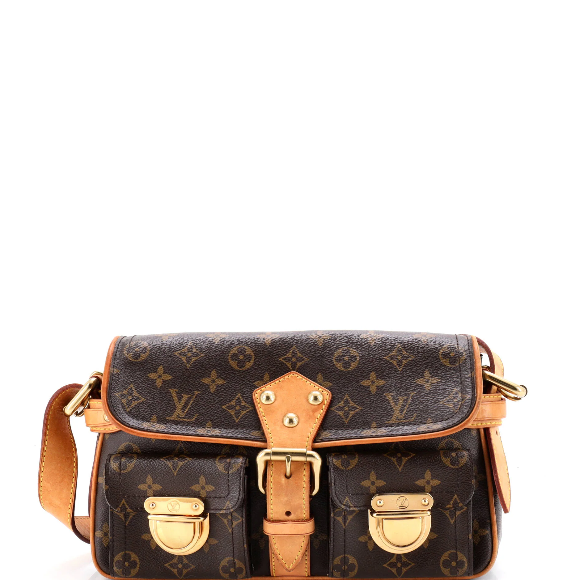 Hudson Handbag Monogram Canvas PM