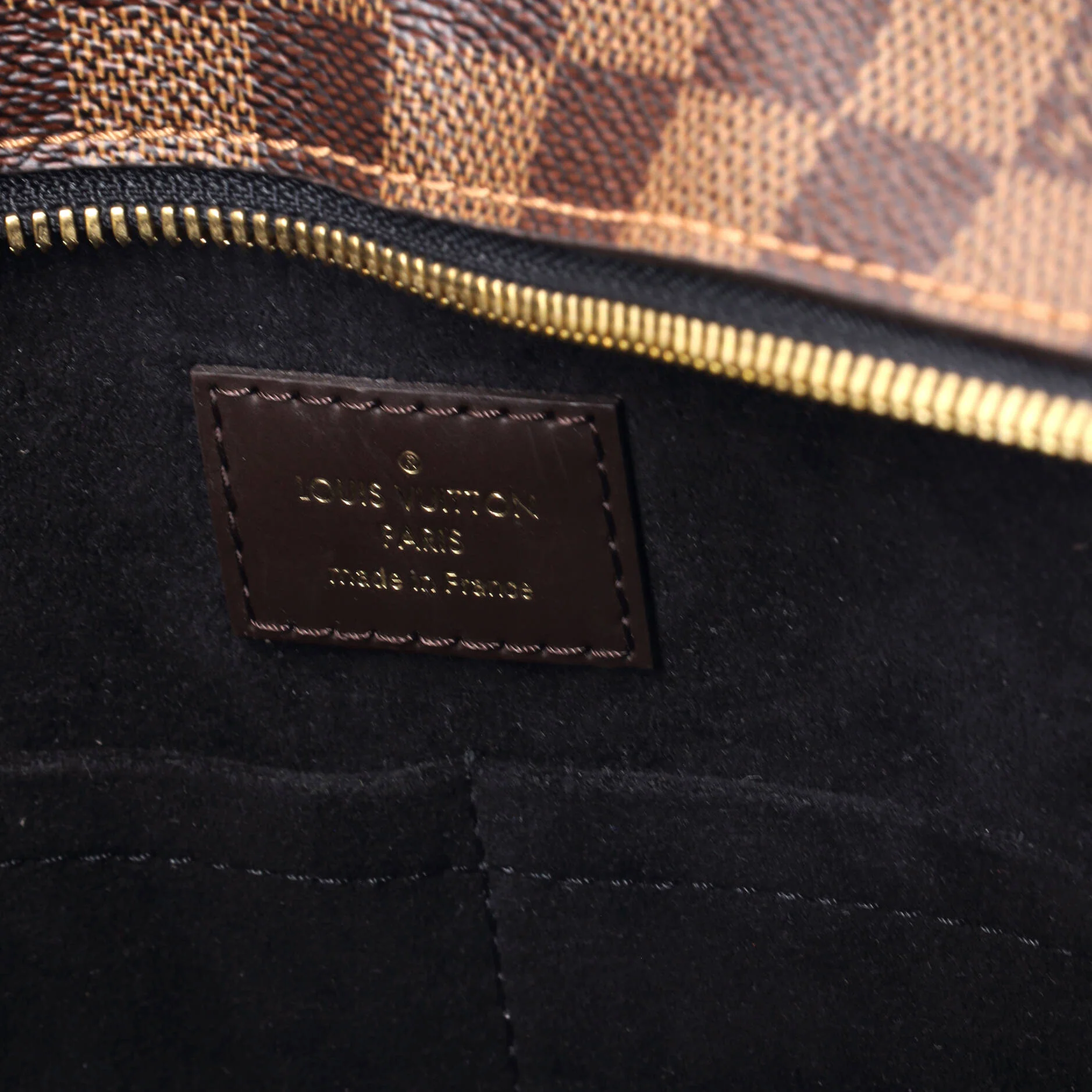 Jersey Handbag Damier with Leather - Image 6