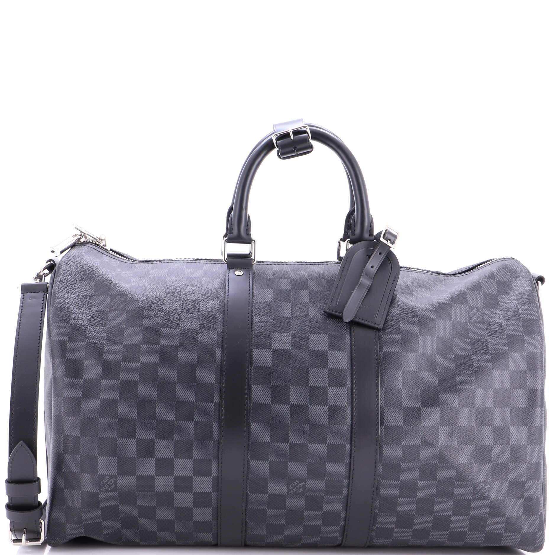 Keepall Bandouliere Bag Damier Graphite 45