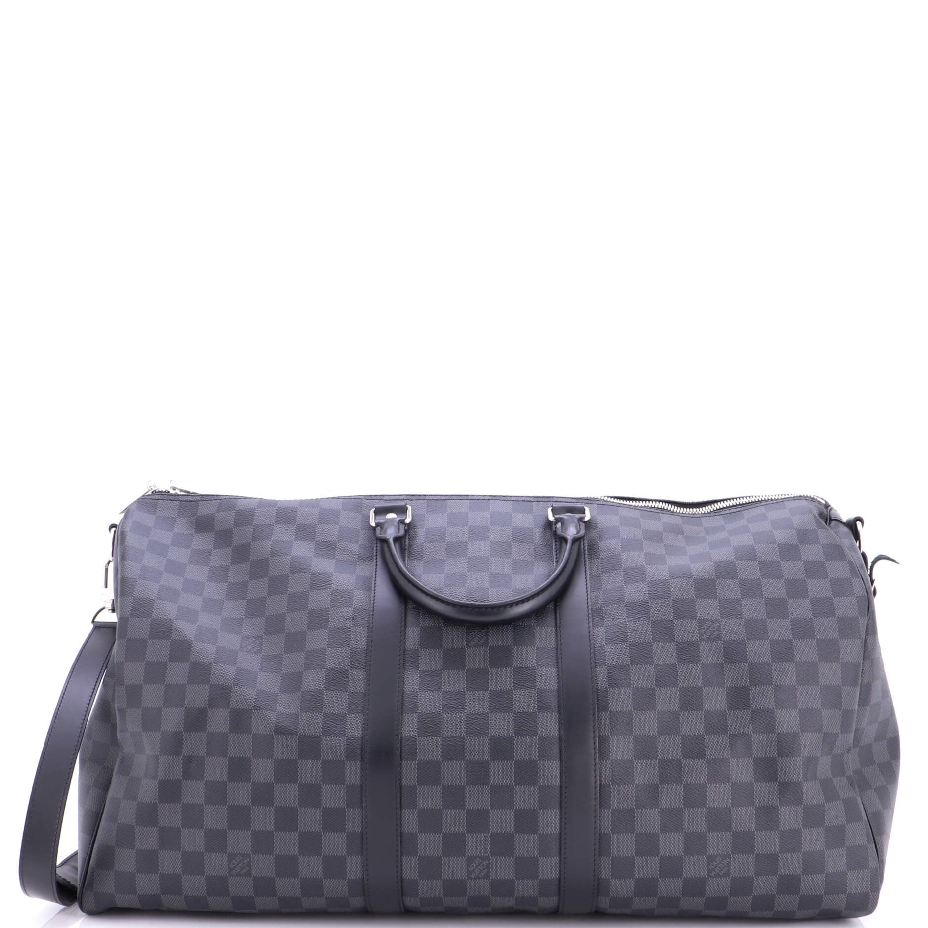 Keepall Bandouliere Bag Damier Graphite 55