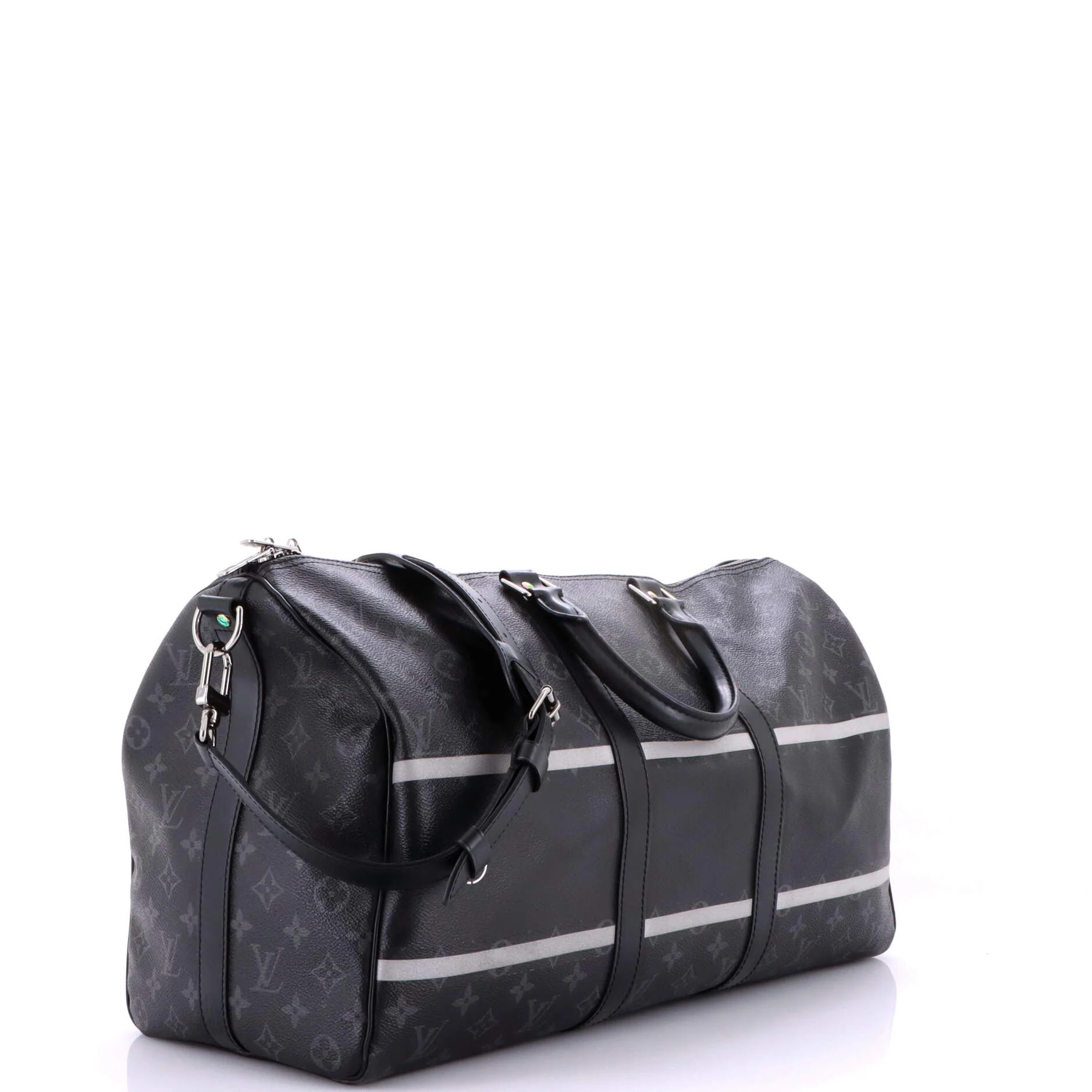Keepall Bandouliere Bag Flash Fragment Monogram Eclipse Canvas 45 - Image 2