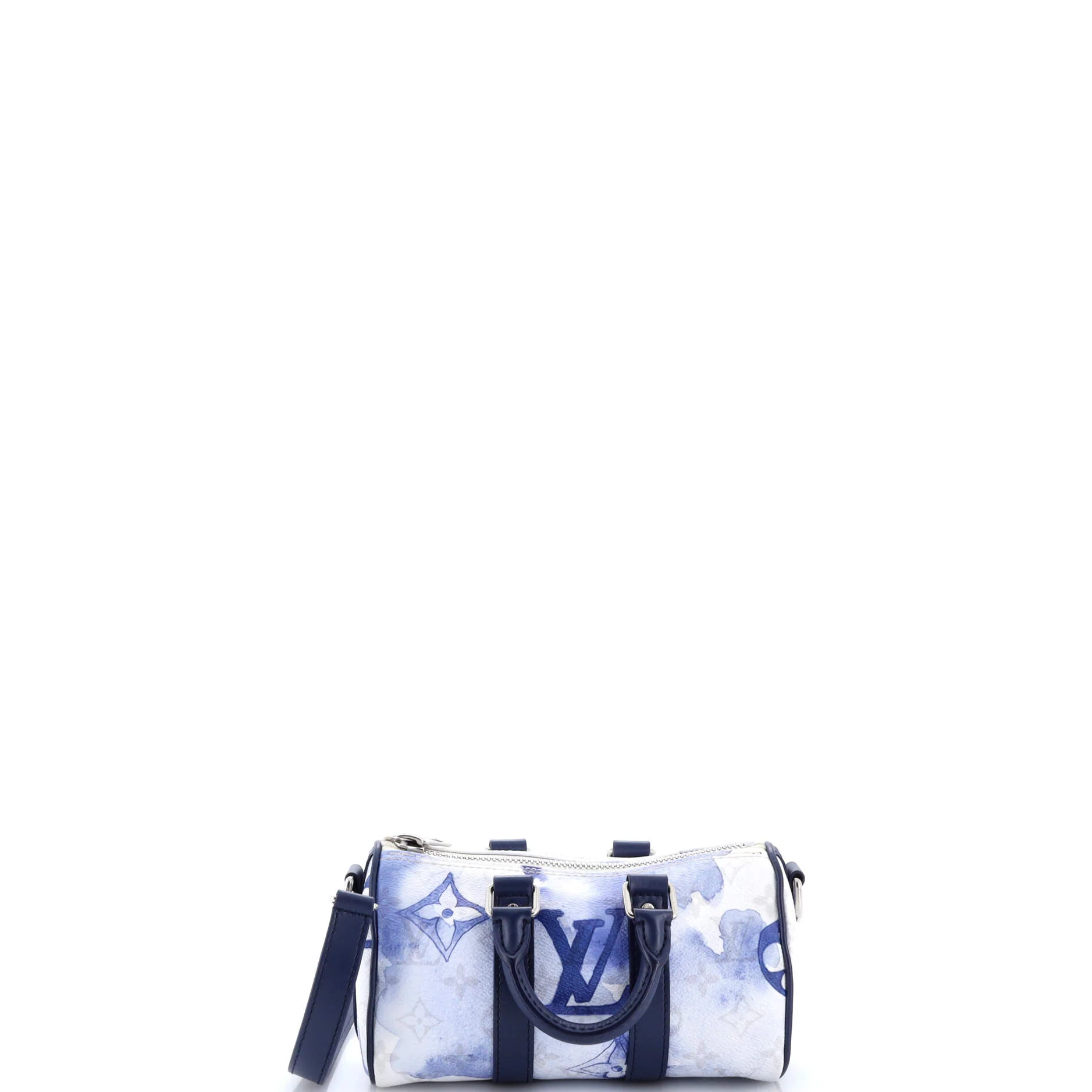 Keepall Bandouliere Bag Limited Edition Monogram Watercolor Canvas XS