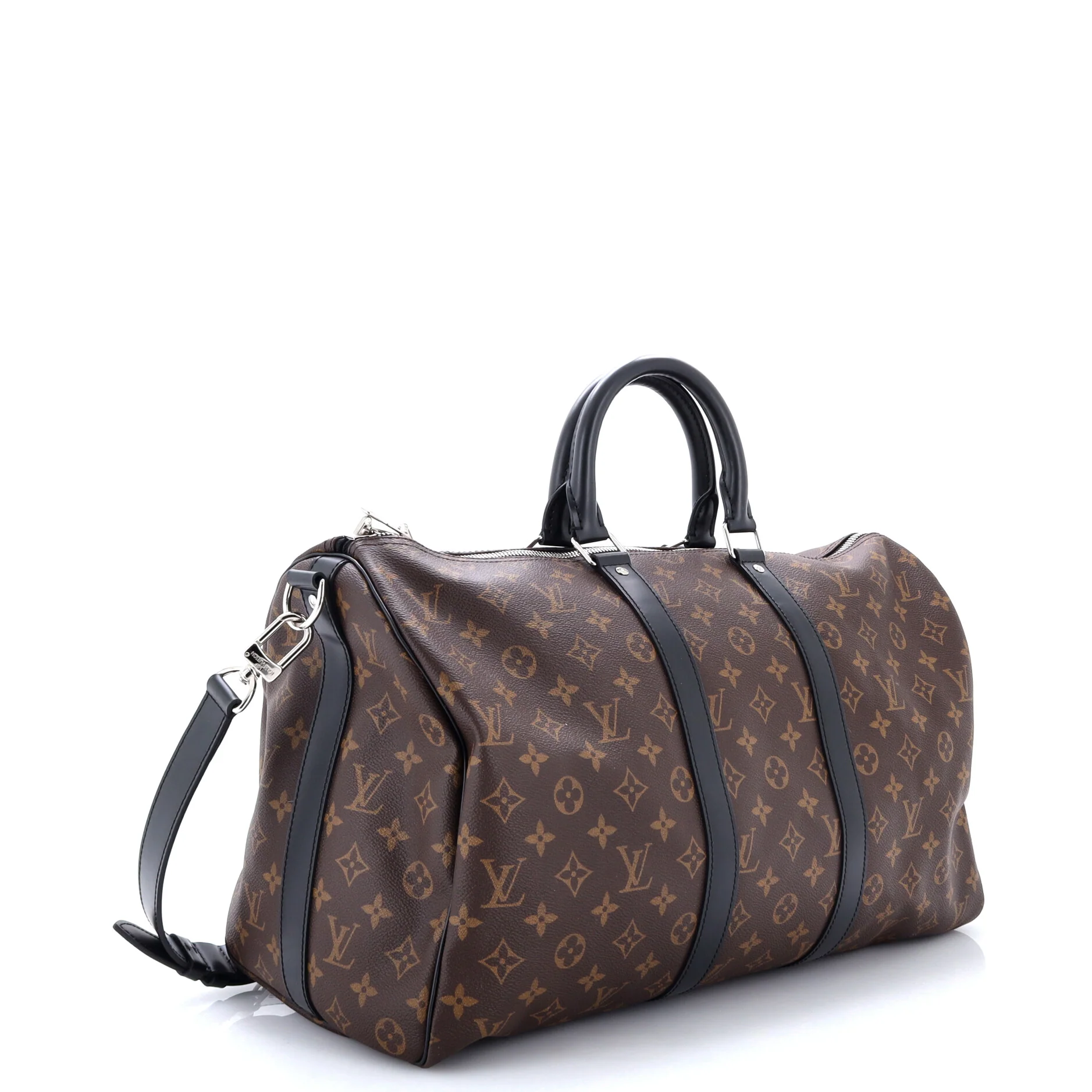 Keepall Bandouliere Bag Macassar Monogram Canvas 45 - Image 2