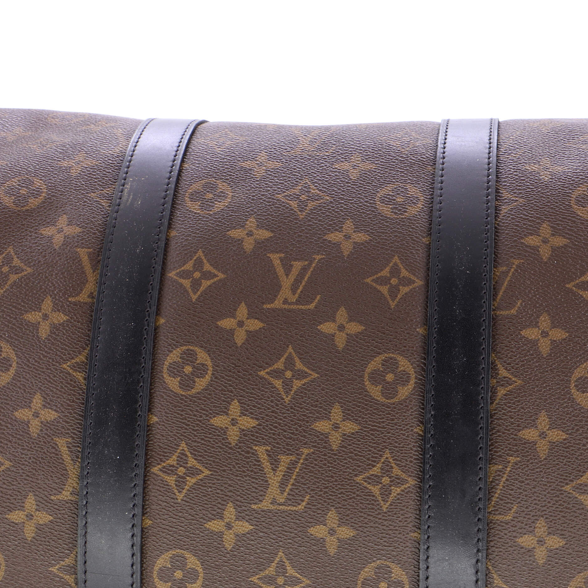 Keepall Bandouliere Bag Macassar Monogram Canvas 55 - Image 6
