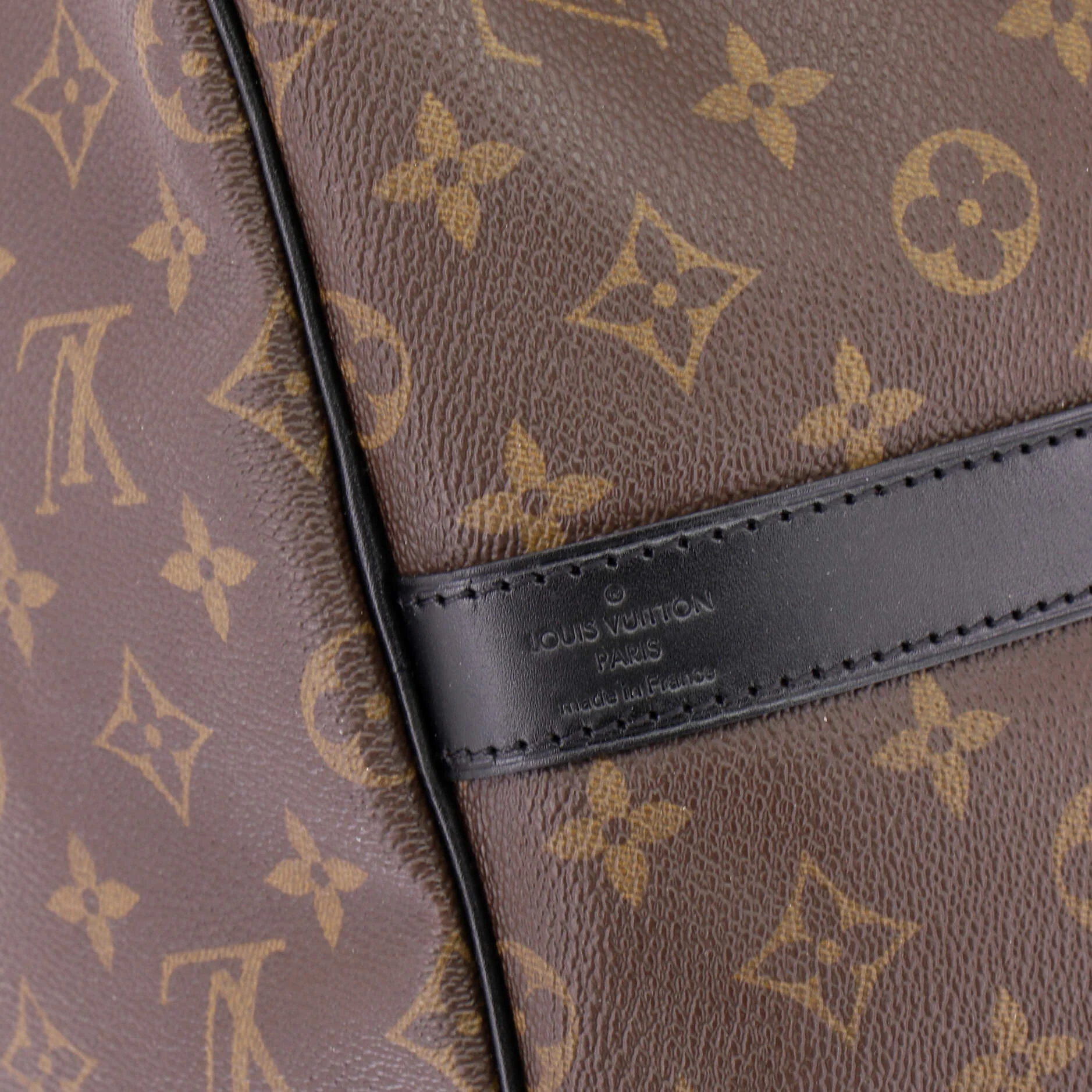 Keepall Bandouliere Bag Macassar Monogram Canvas 55 - Image 7