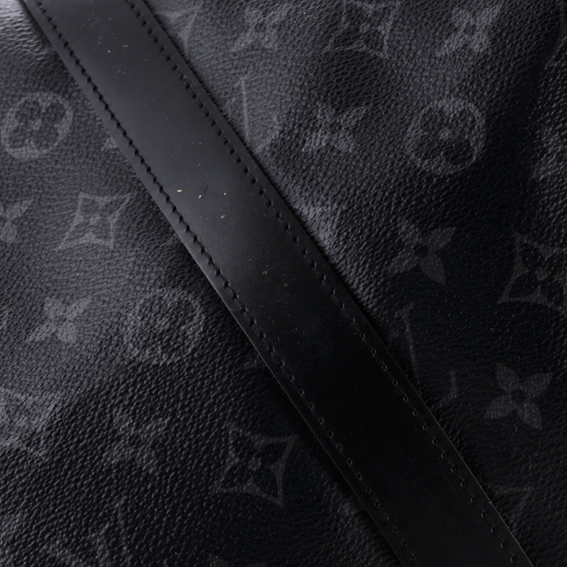 Keepall Bandouliere Bag Monogram Eclipse Canvas 55 - Image 6
