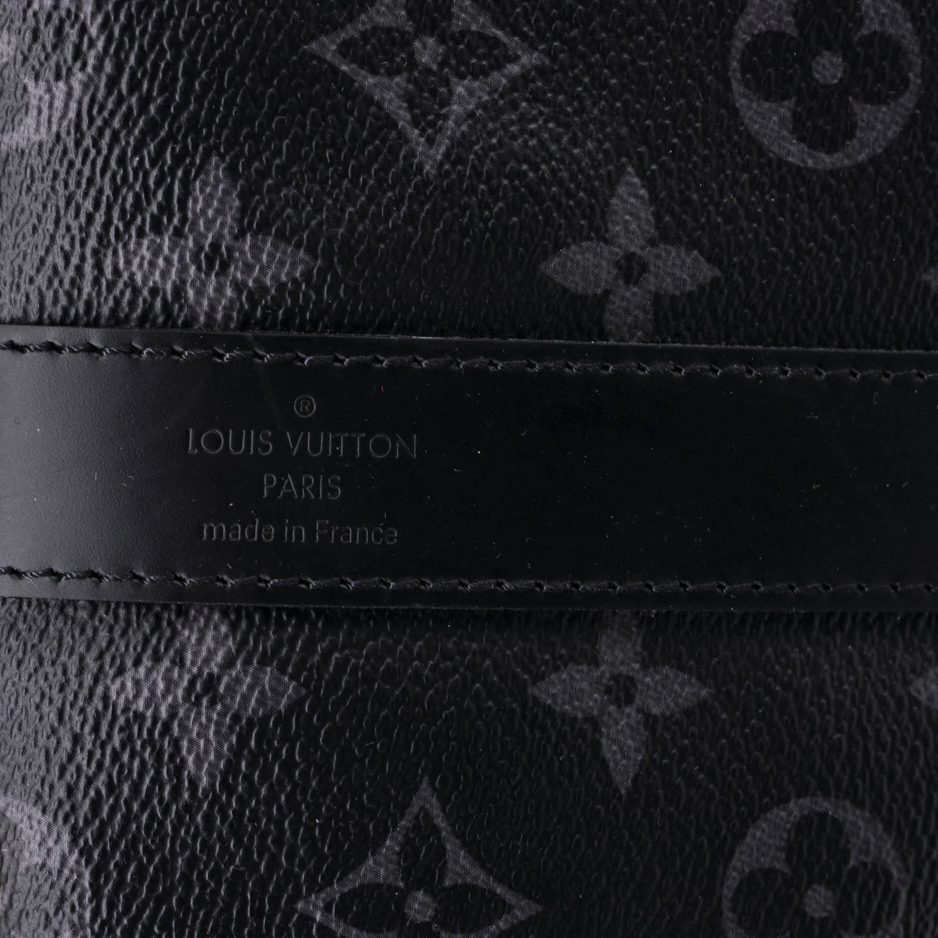 Keepall Bandouliere Bag Monogram Eclipse Canvas 55 - Image 7