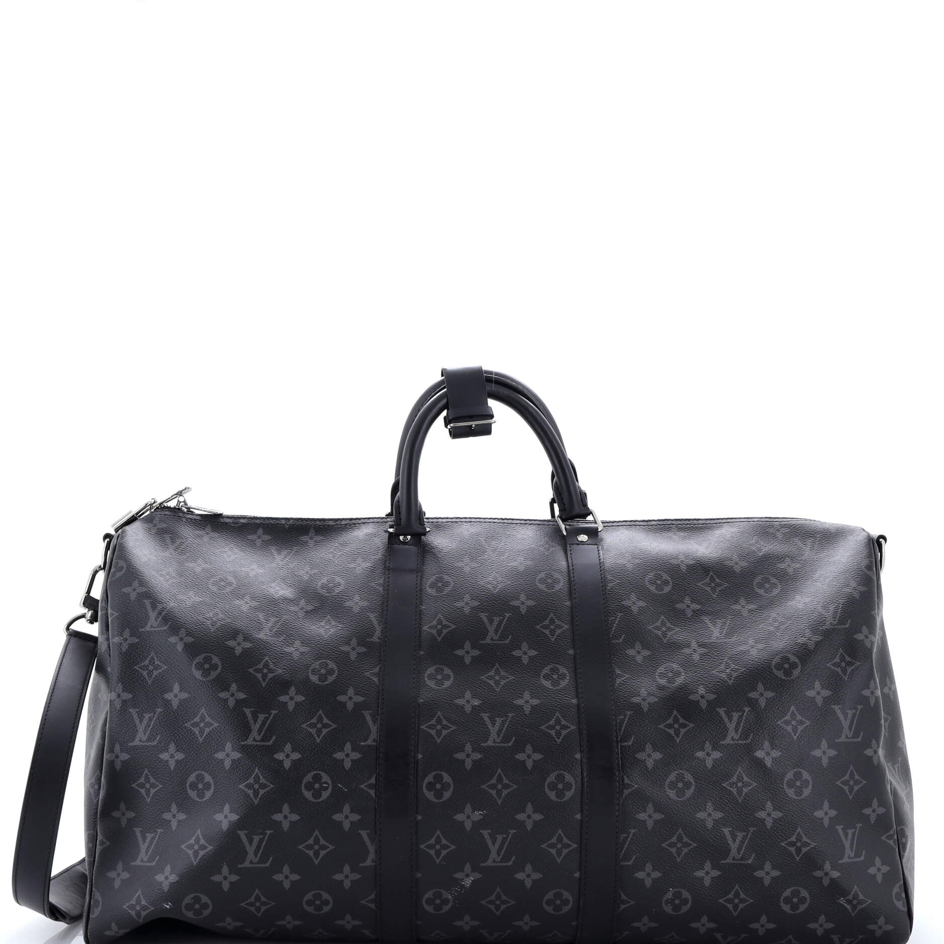 Keepall Bandouliere Bag Monogram Eclipse Canvas 55
