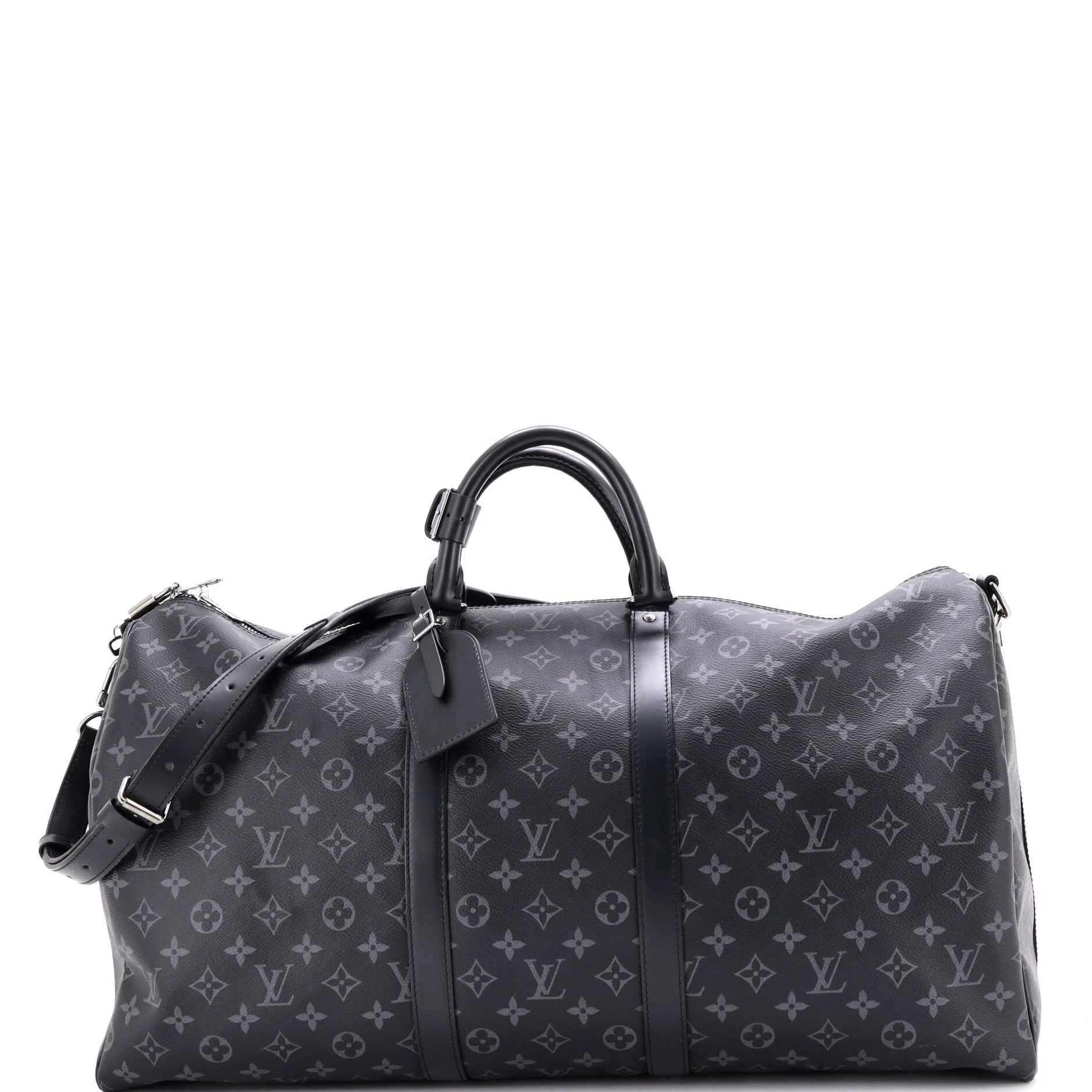 Keepall Bandouliere Bag Monogram Eclipse Canvas 55