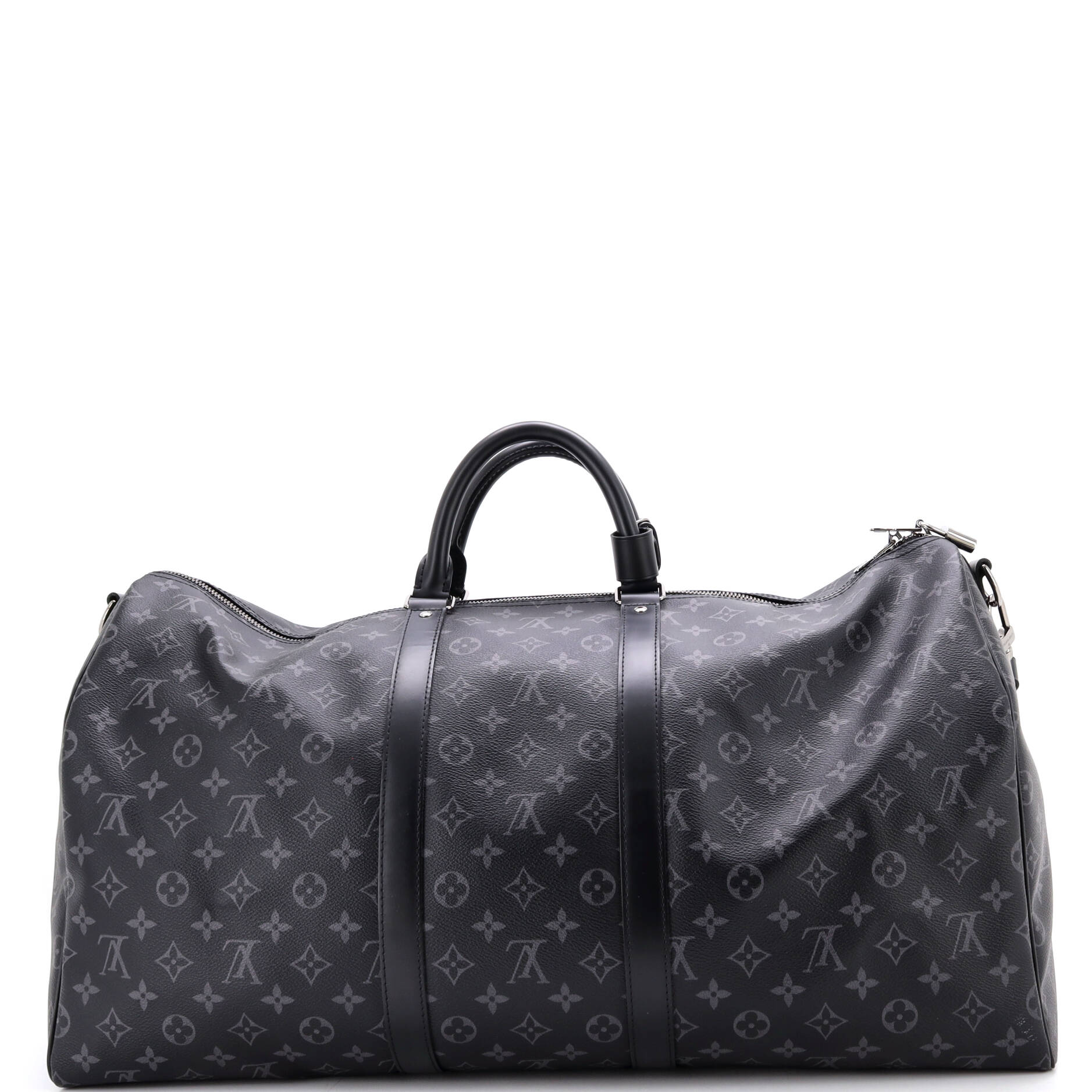 Keepall Bandouliere Bag Monogram Eclipse Canvas 55 - Image 3
