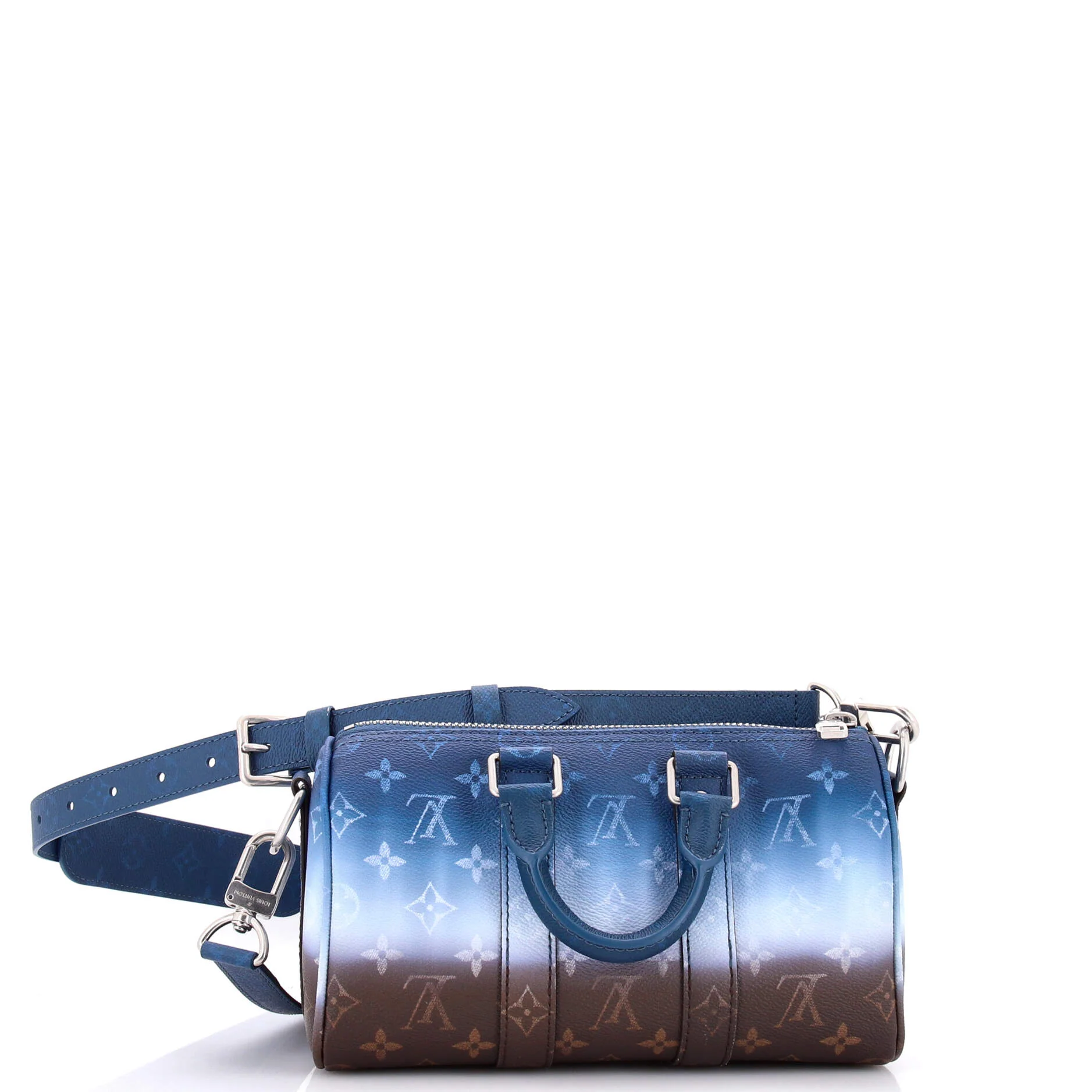Keepall Bandouliere Bag Pigment Monogram Canvas 25 - Image 3