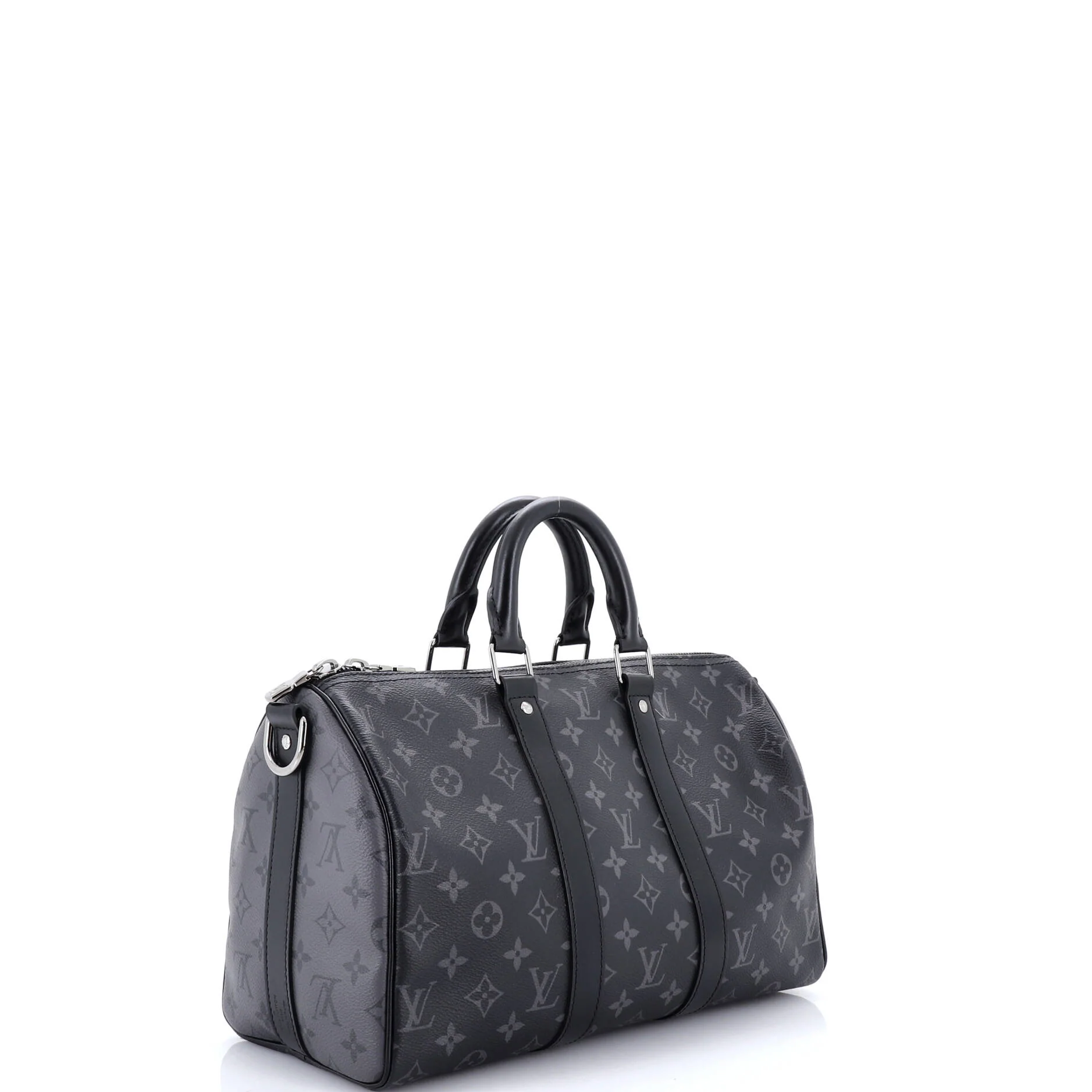 Keepall Bandouliere Bag Reverse Monogram Eclipse Canvas 35 - Image 2
