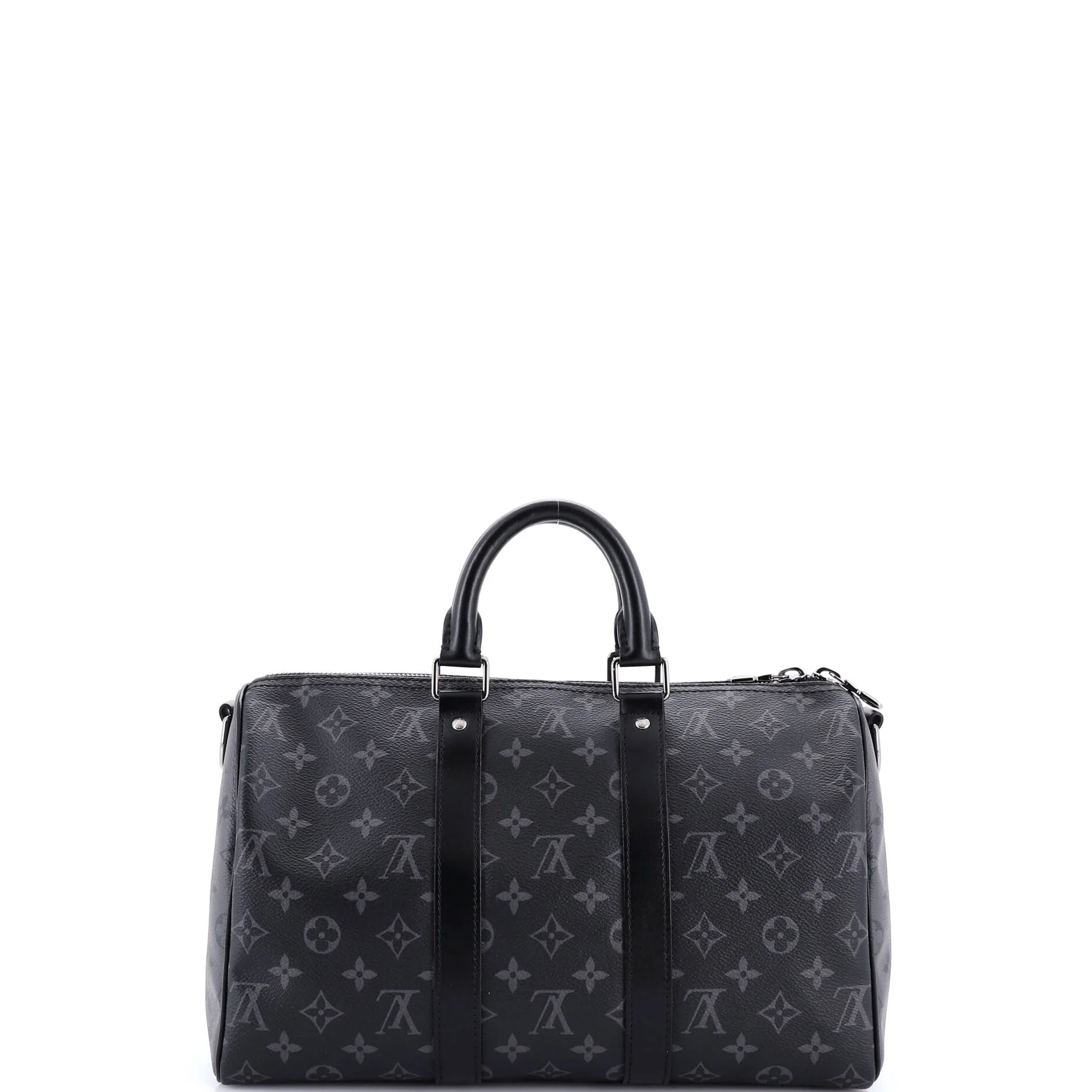 Keepall Bandouliere Bag Reverse Monogram Eclipse Canvas 35 - Image 3