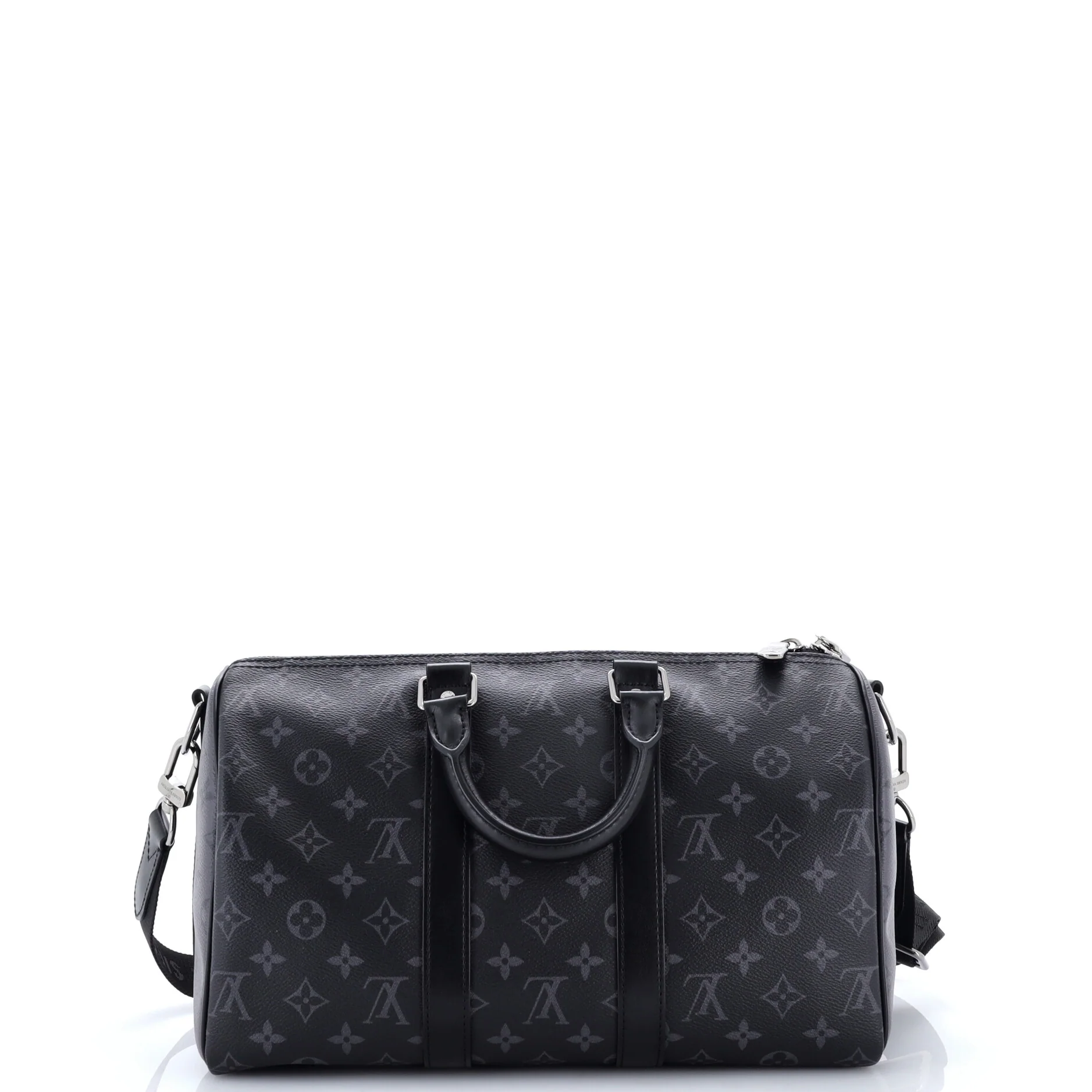 Keepall Bandouliere Bag Reverse Monogram Eclipse Canvas 35 - Image 3