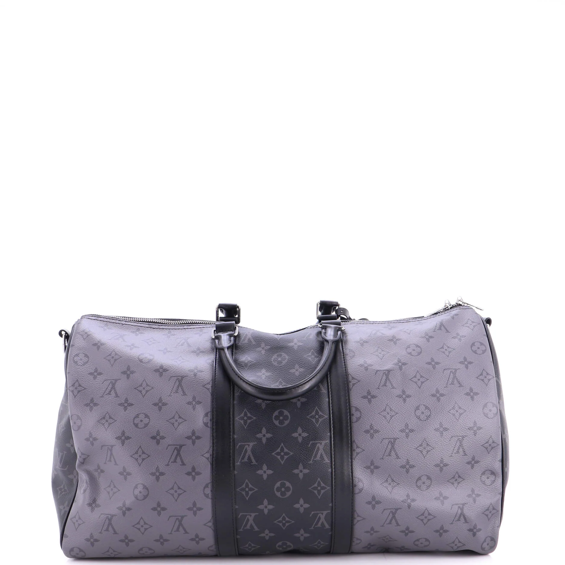 Keepall Bandouliere Bag Reverse Monogram Eclipse Canvas 50 - Image 3