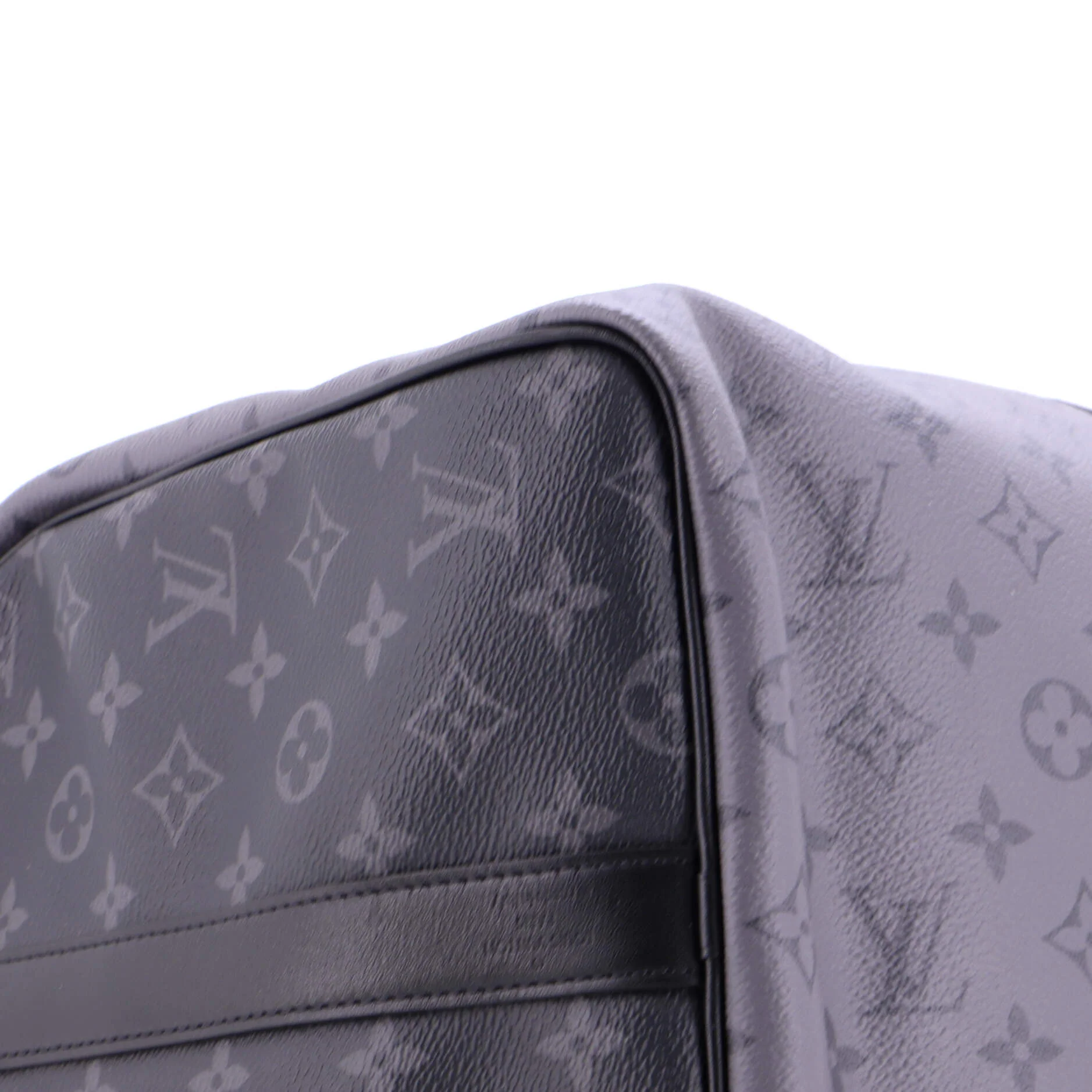 Keepall Bandouliere Bag Reverse Monogram Eclipse Canvas 50 - Image 5