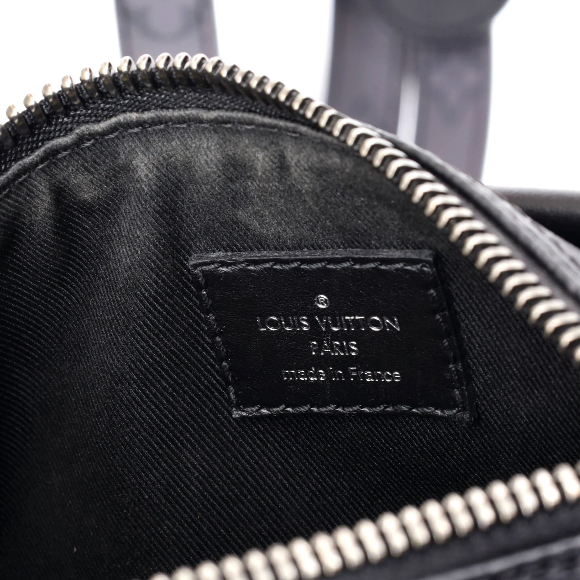 Keepall Bandouliere Bag Reverse Monogram Eclipse Canvas XS - Image 6