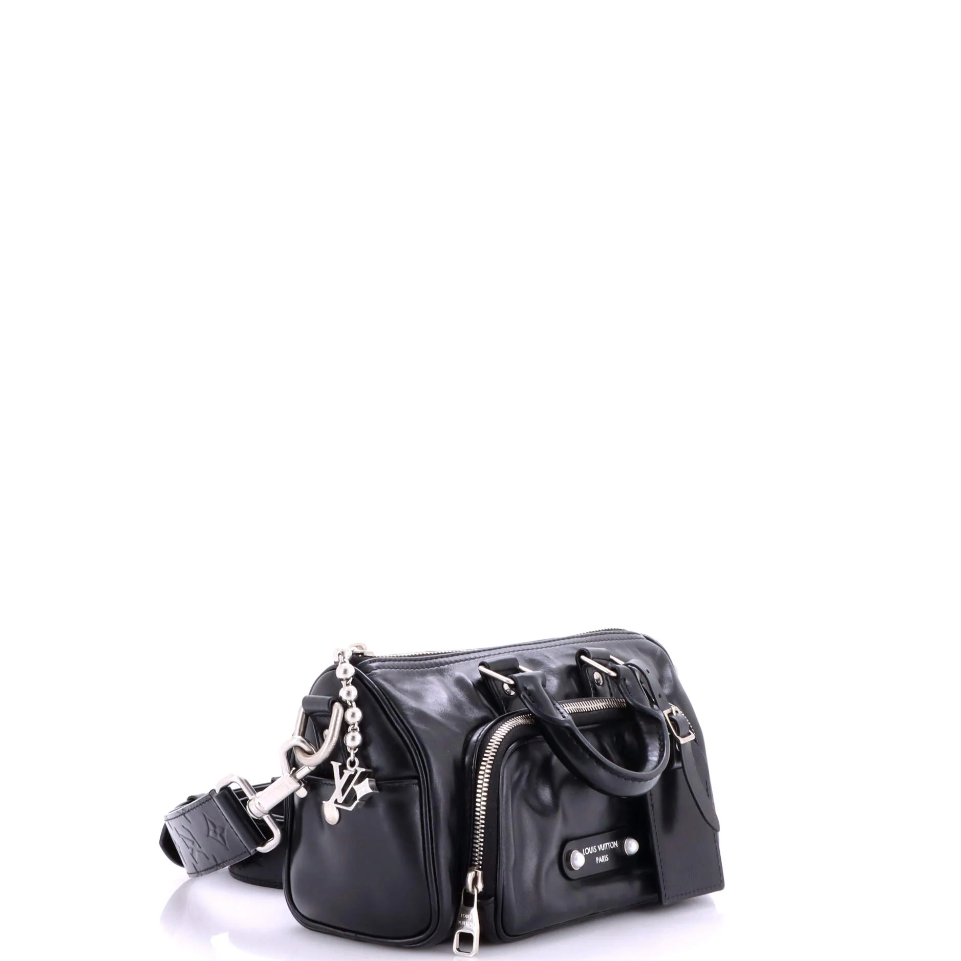 Keepall Cargo Bandouliere Bag Calfskin with Monogram Leather 25 - Image 2