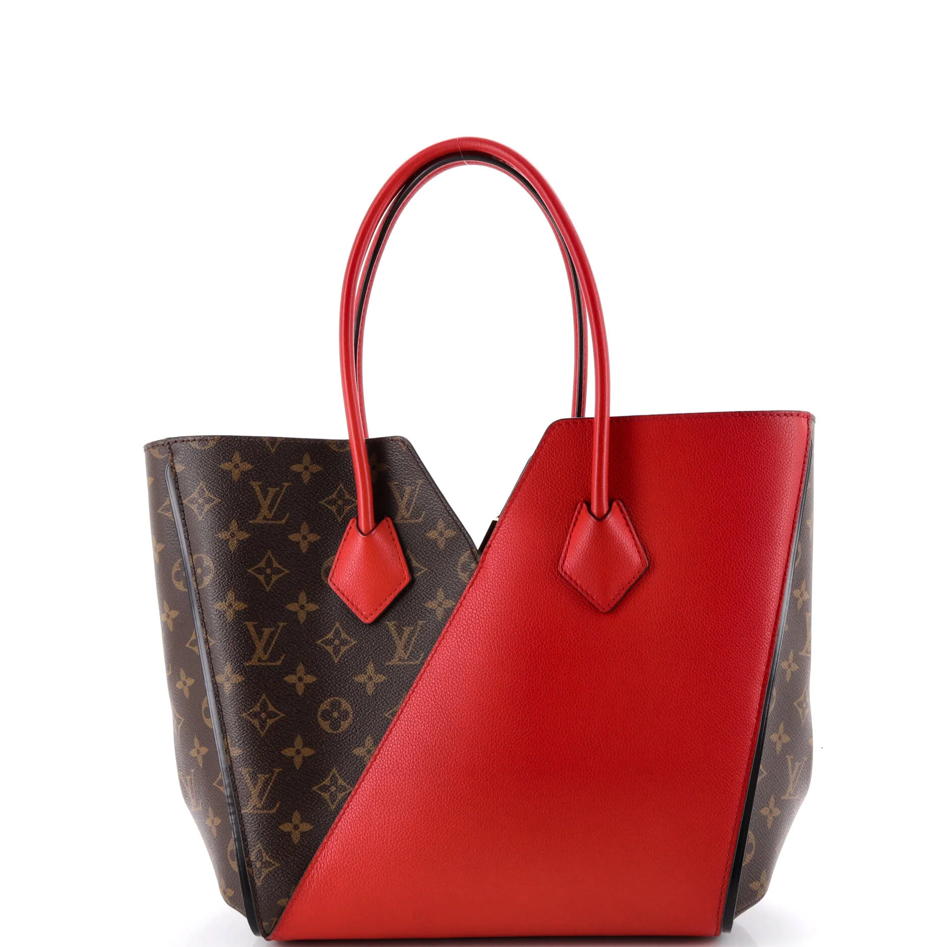 Kimono Handbag Monogram Canvas and Leather MM - Image 3