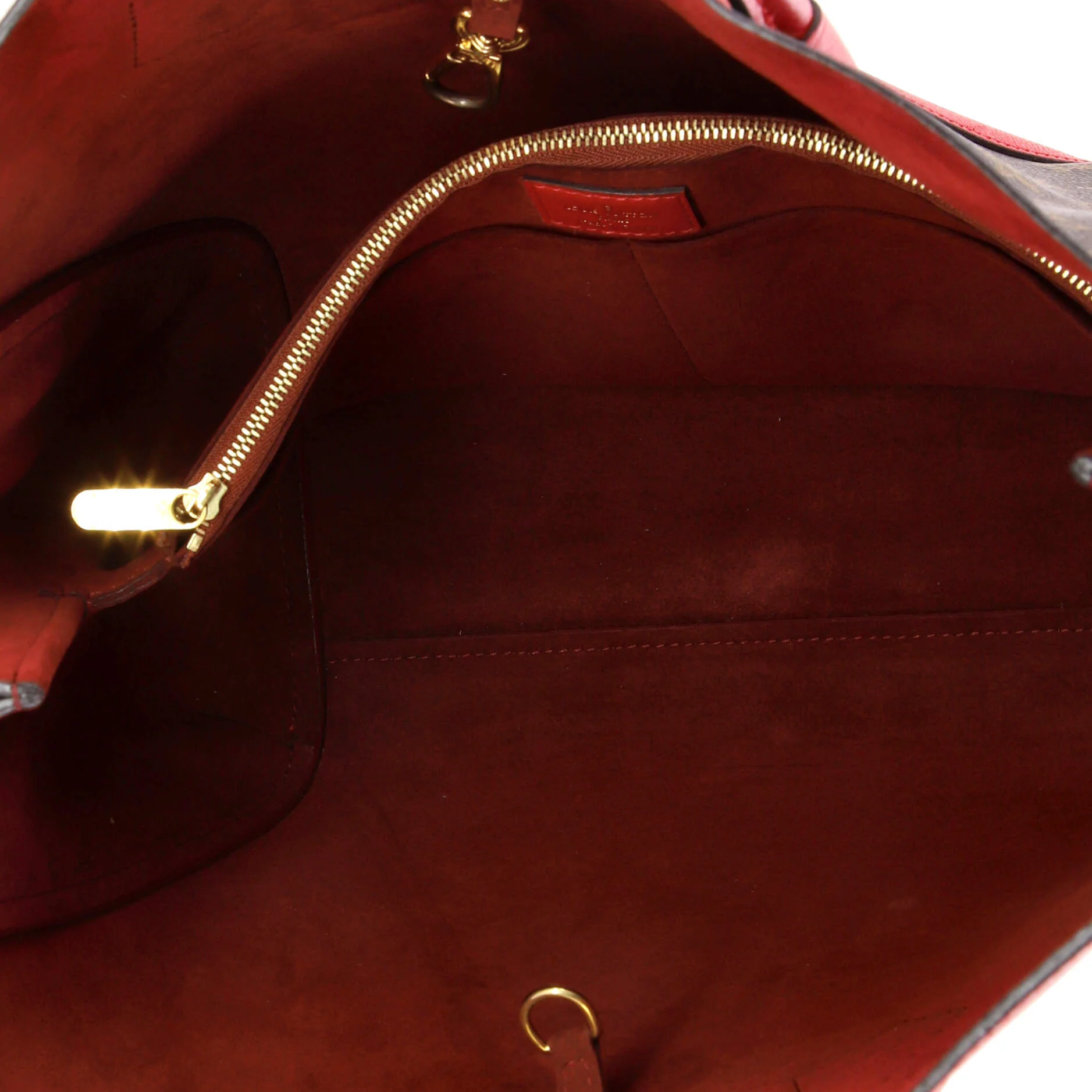 Kimono Handbag Monogram Canvas and Leather MM - Image 5
