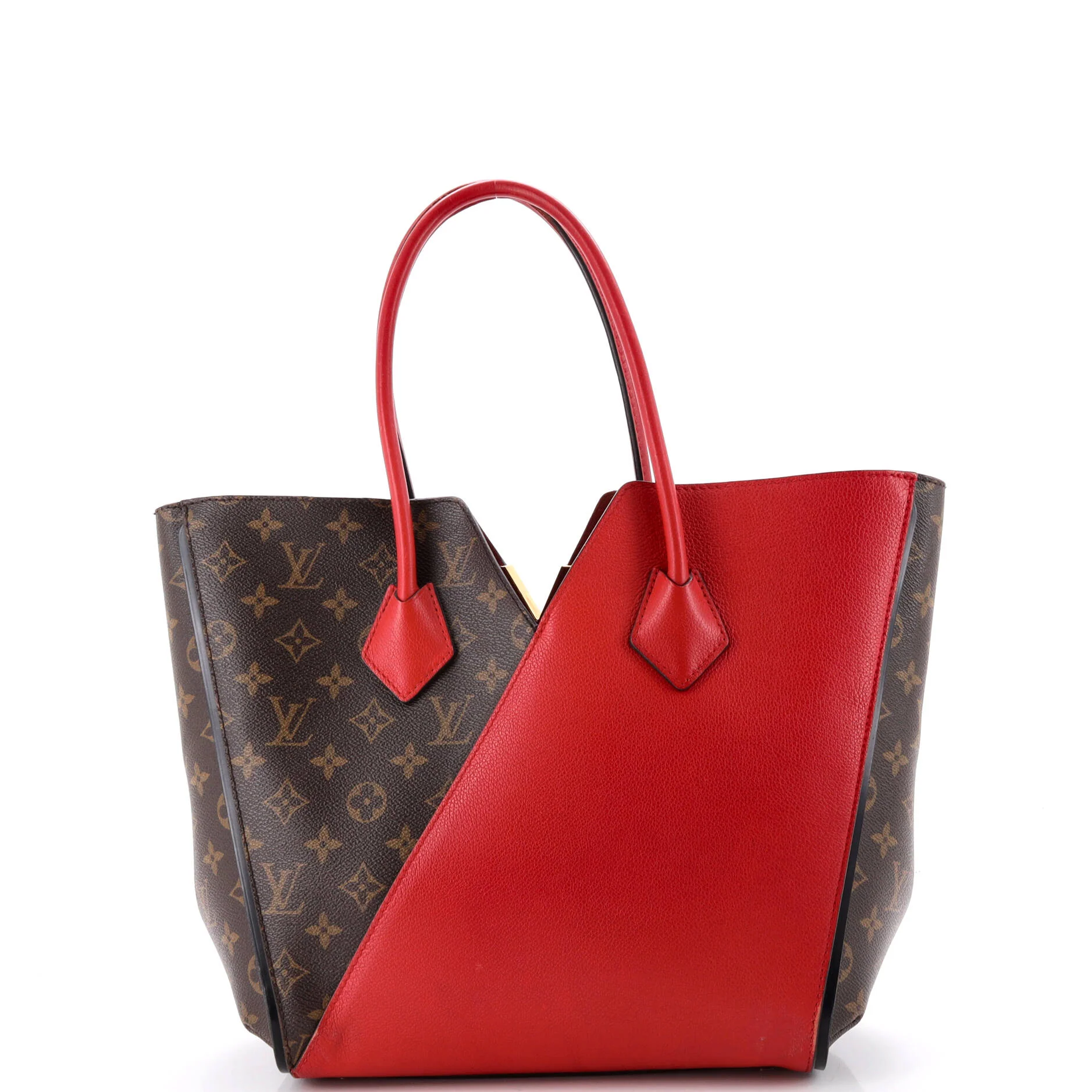 Kimono Handbag Monogram Canvas and Leather MM - Image 3