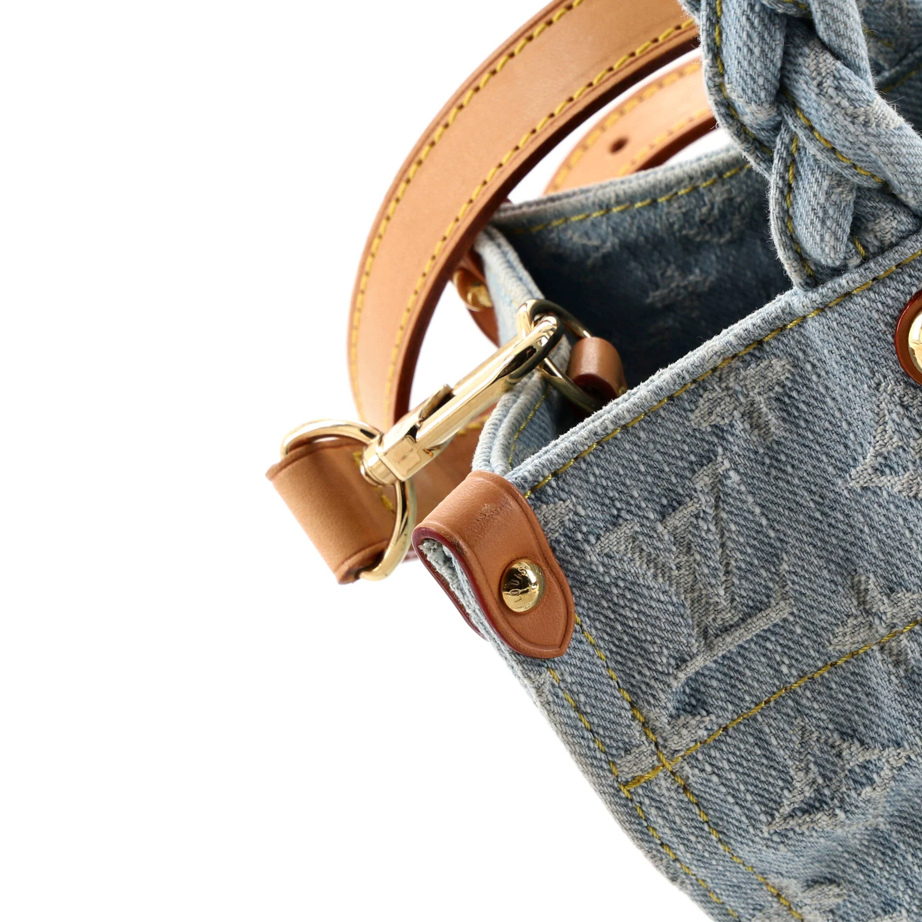 Let Go Tote Monogram Denim PM - Image 7
