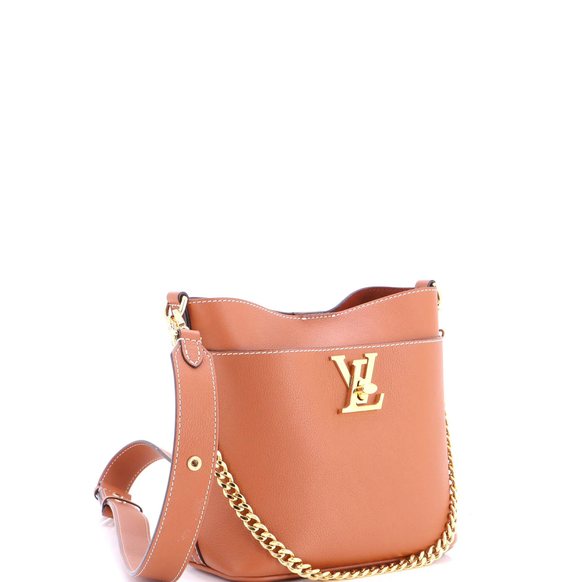 Lock and Walk Bucket Bag Leather - Image 2