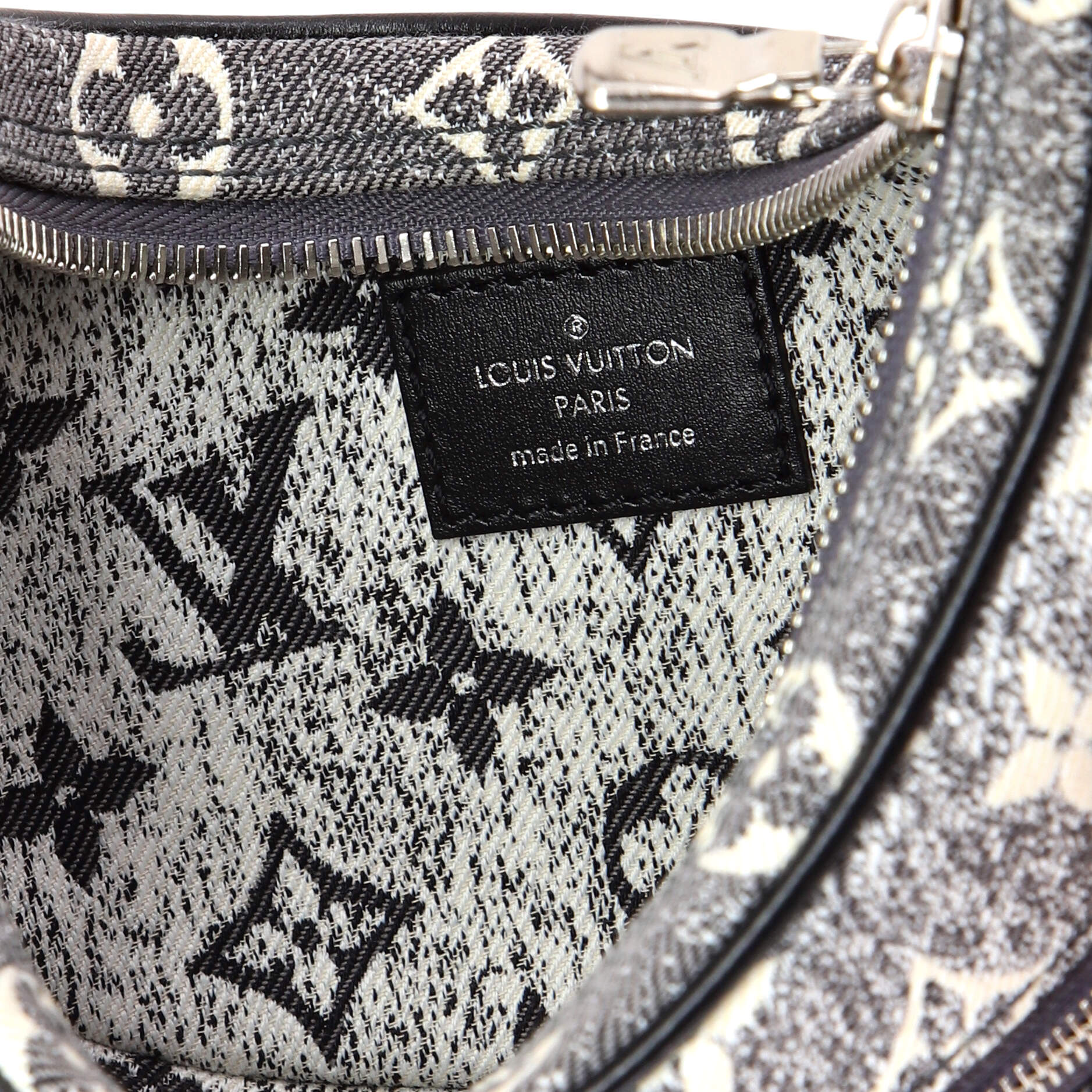 Loop Handbag Monogram Jacquard Denim - Image 6