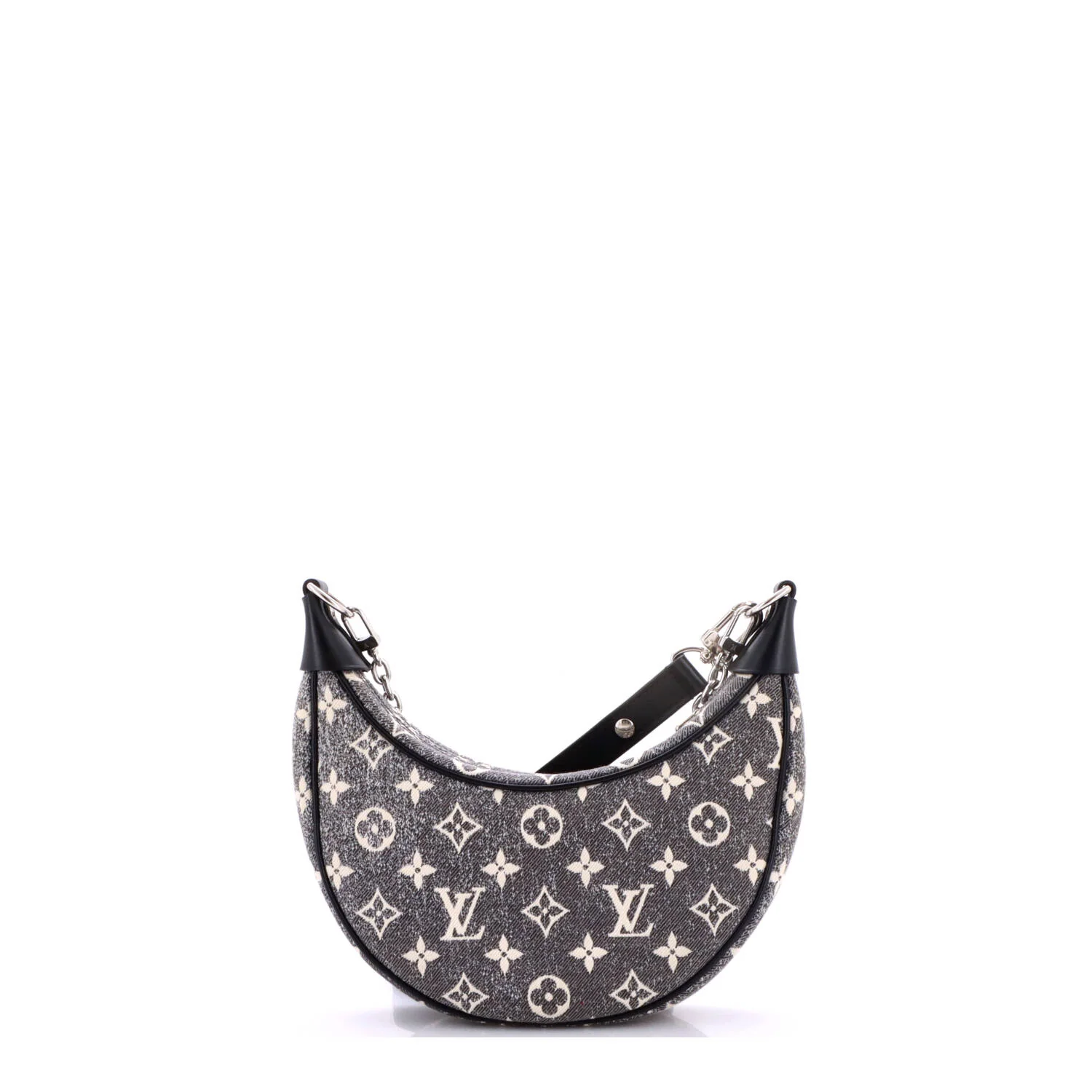 Loop Handbag Monogram Jacquard Denim - Image 3