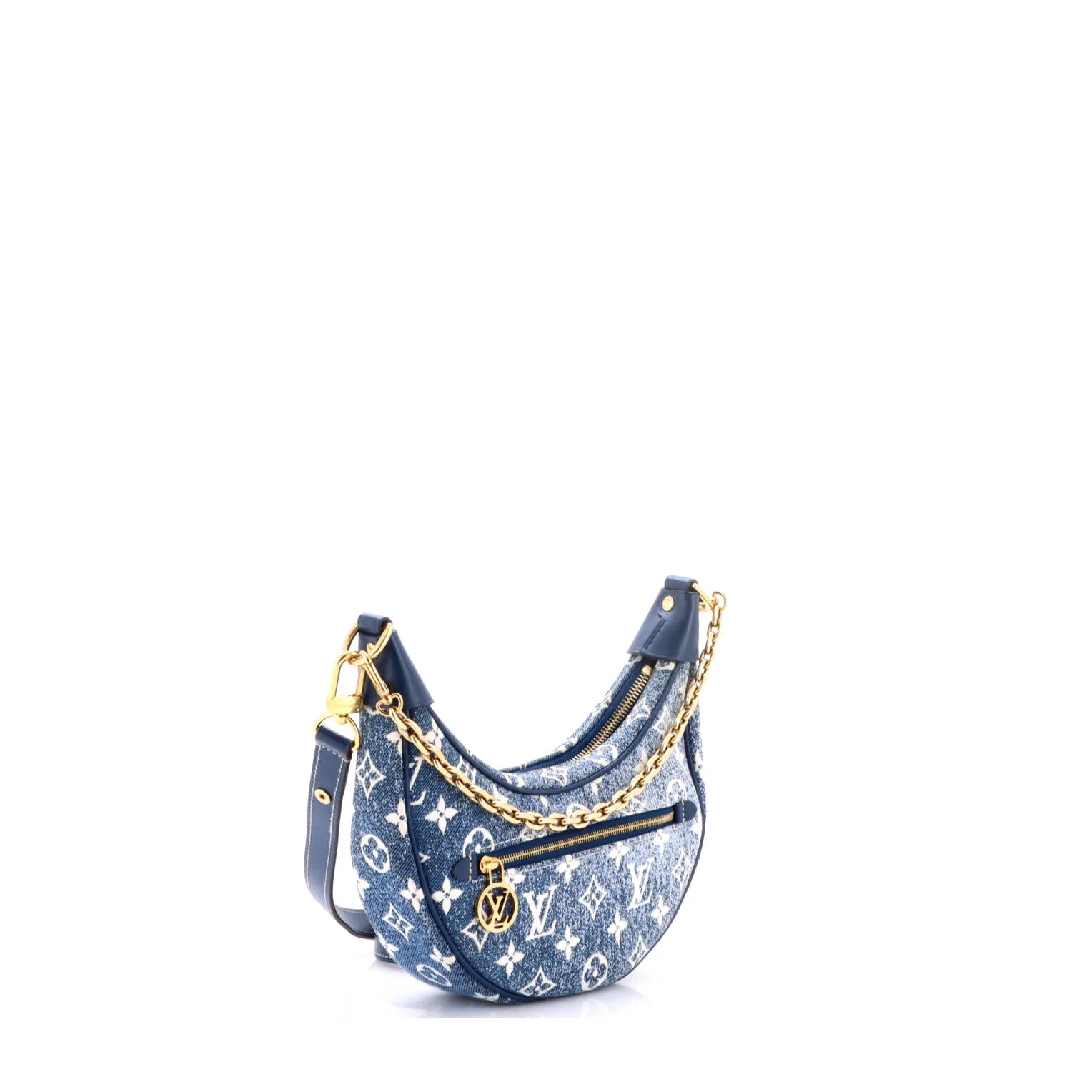 Loop Handbag Monogram Jacquard Denim - Image 2