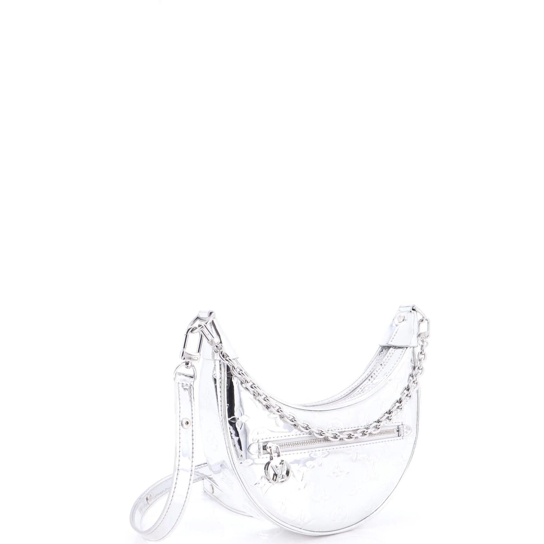 Loop Handbag Monogram Mirror Coated Canvas PM - Image 2