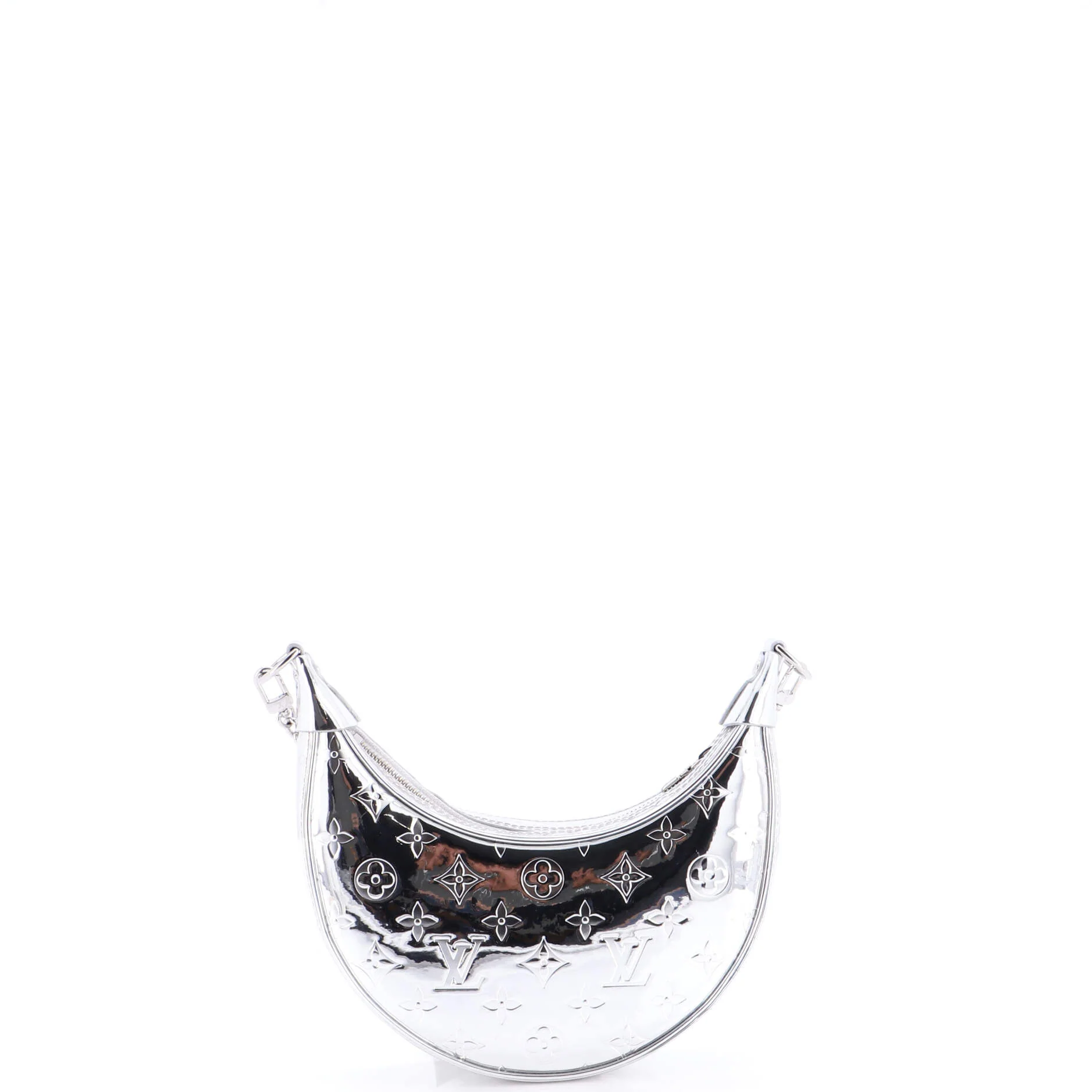 Loop Handbag Monogram Mirror Coated Canvas PM - Image 3