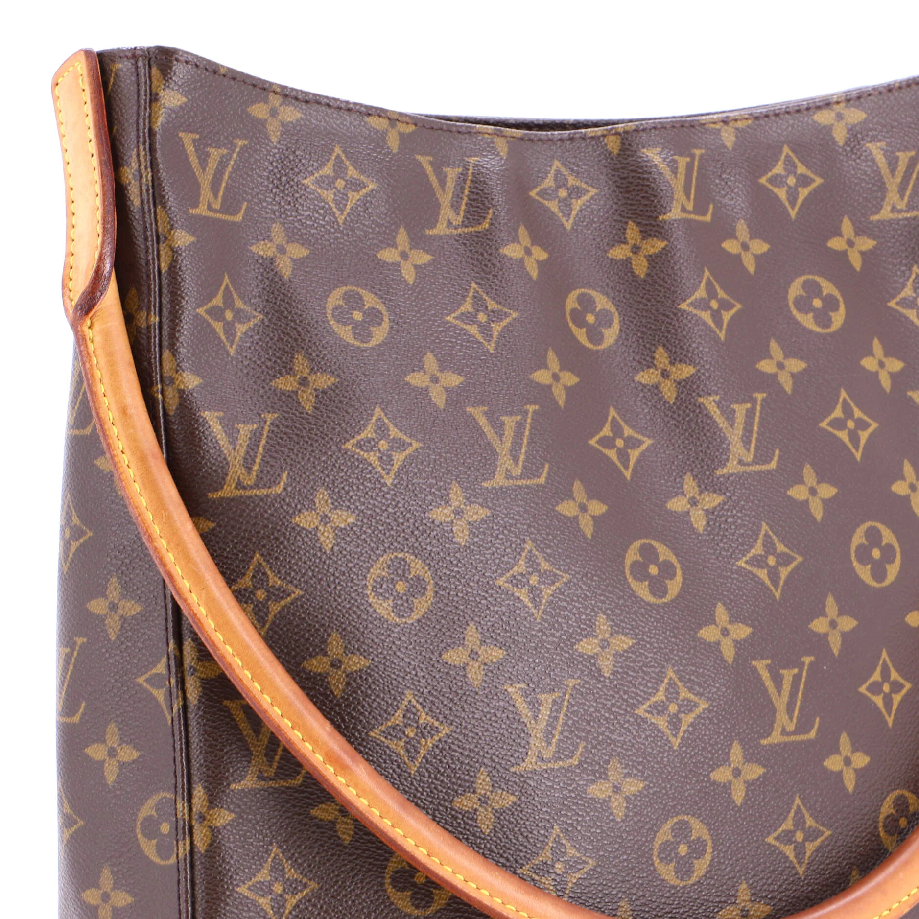 Looping Handbag Monogram Canvas GM - Image 6