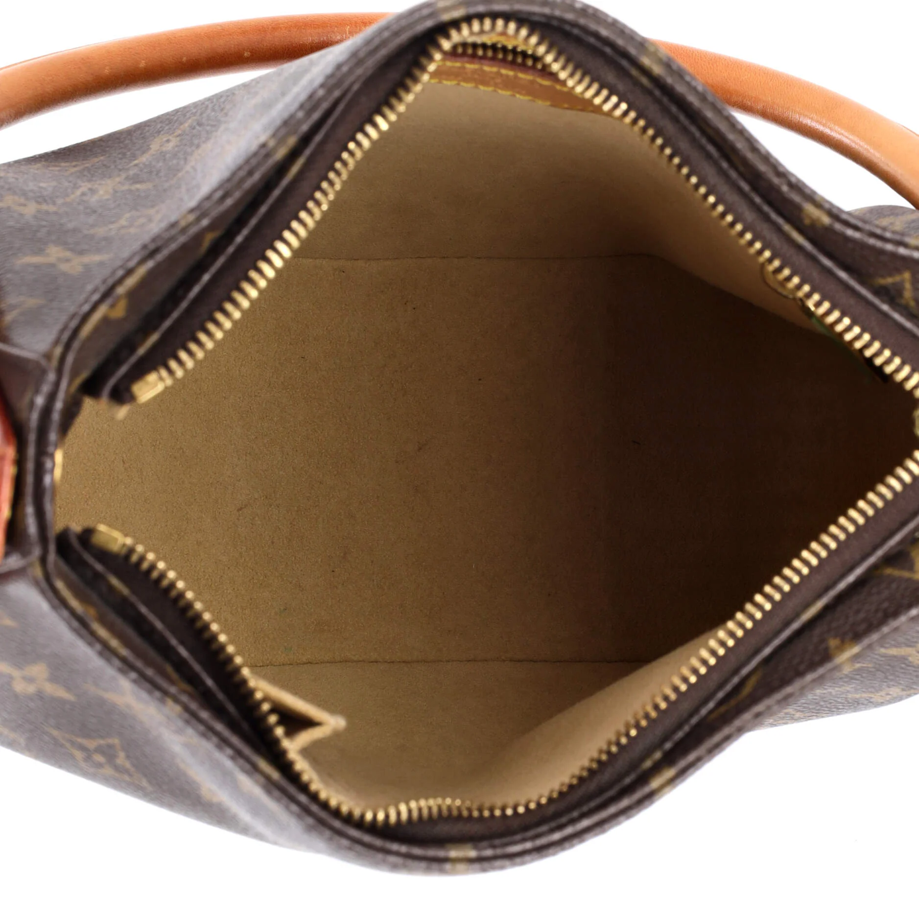 Looping Handbag Monogram Canvas MM - Image 5