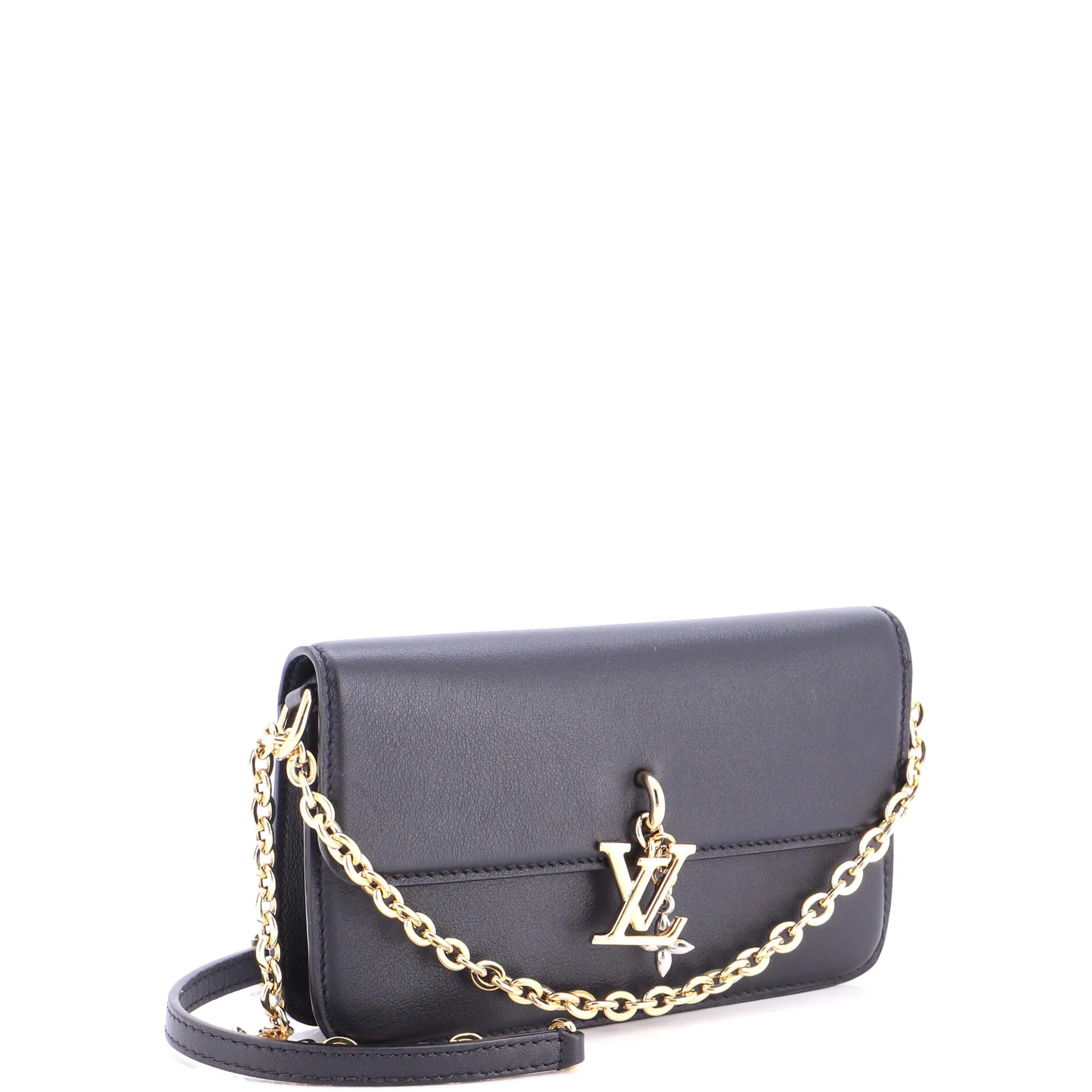 LV Bloom Wallet on Chain Leather - Image 2