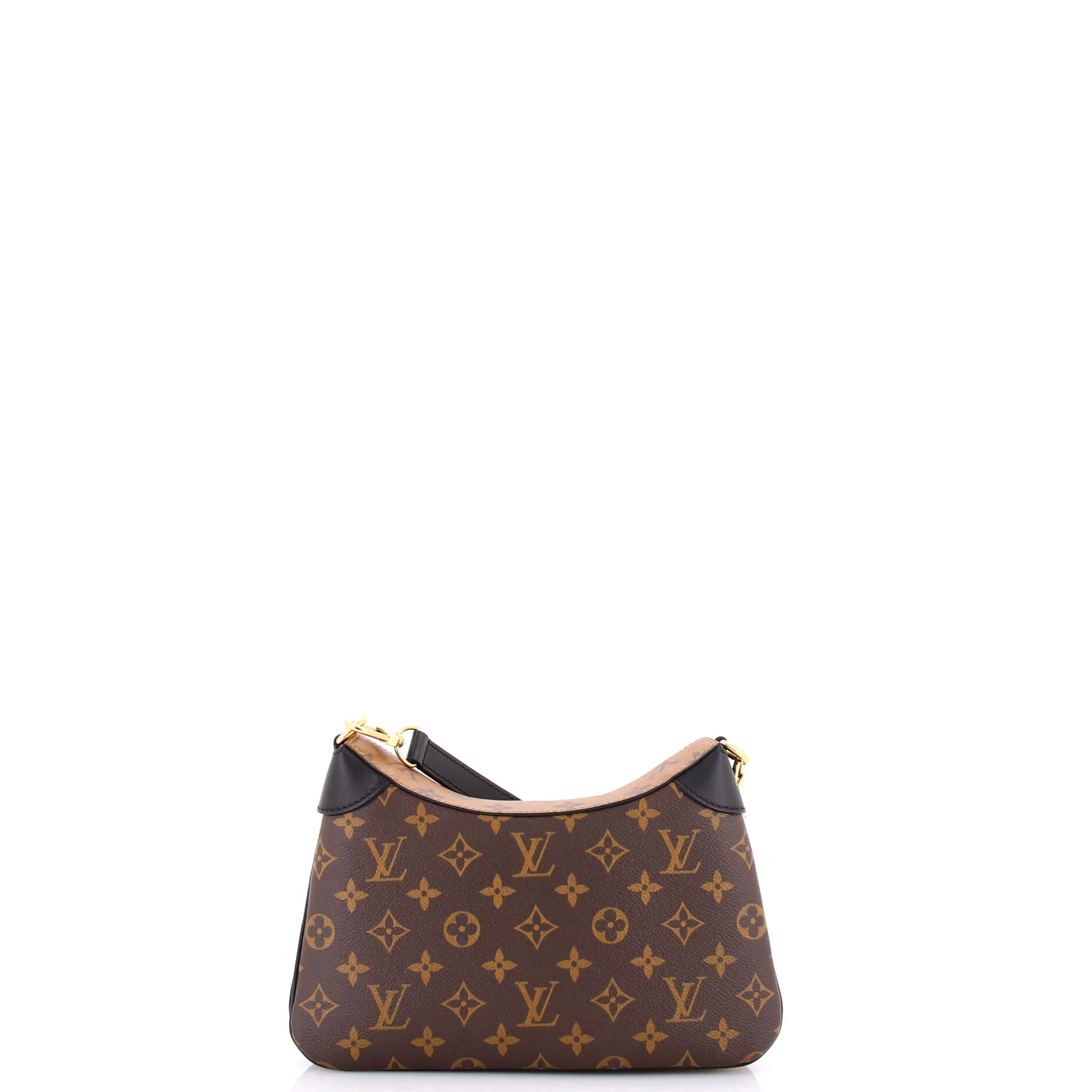 LV Twinny Handbag Monogram Canvas and Reverse Monogram Canvas with Leather - Image 3