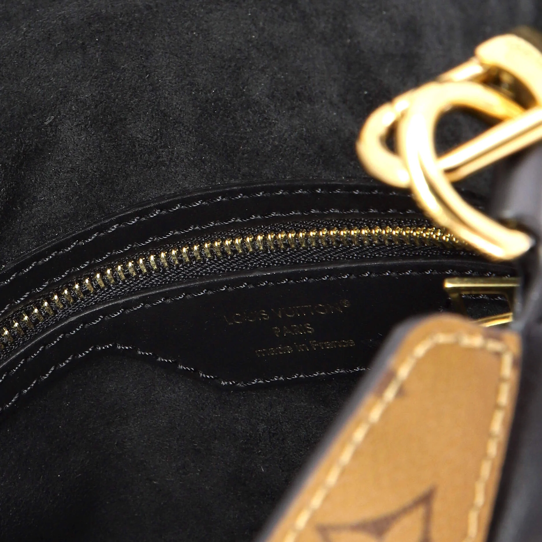 LV Twinny Handbag Monogram Canvas and Reverse Monogram Canvas with Leather - Image 6