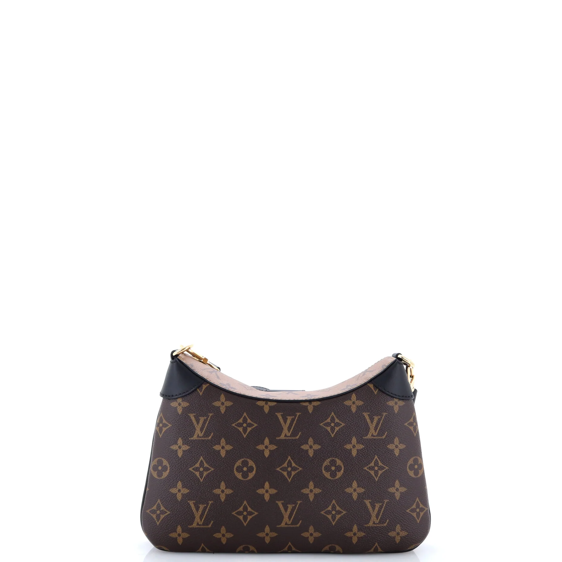 LV Twinny Handbag Monogram Canvas and Reverse Monogram Canvas with Leather - Image 3