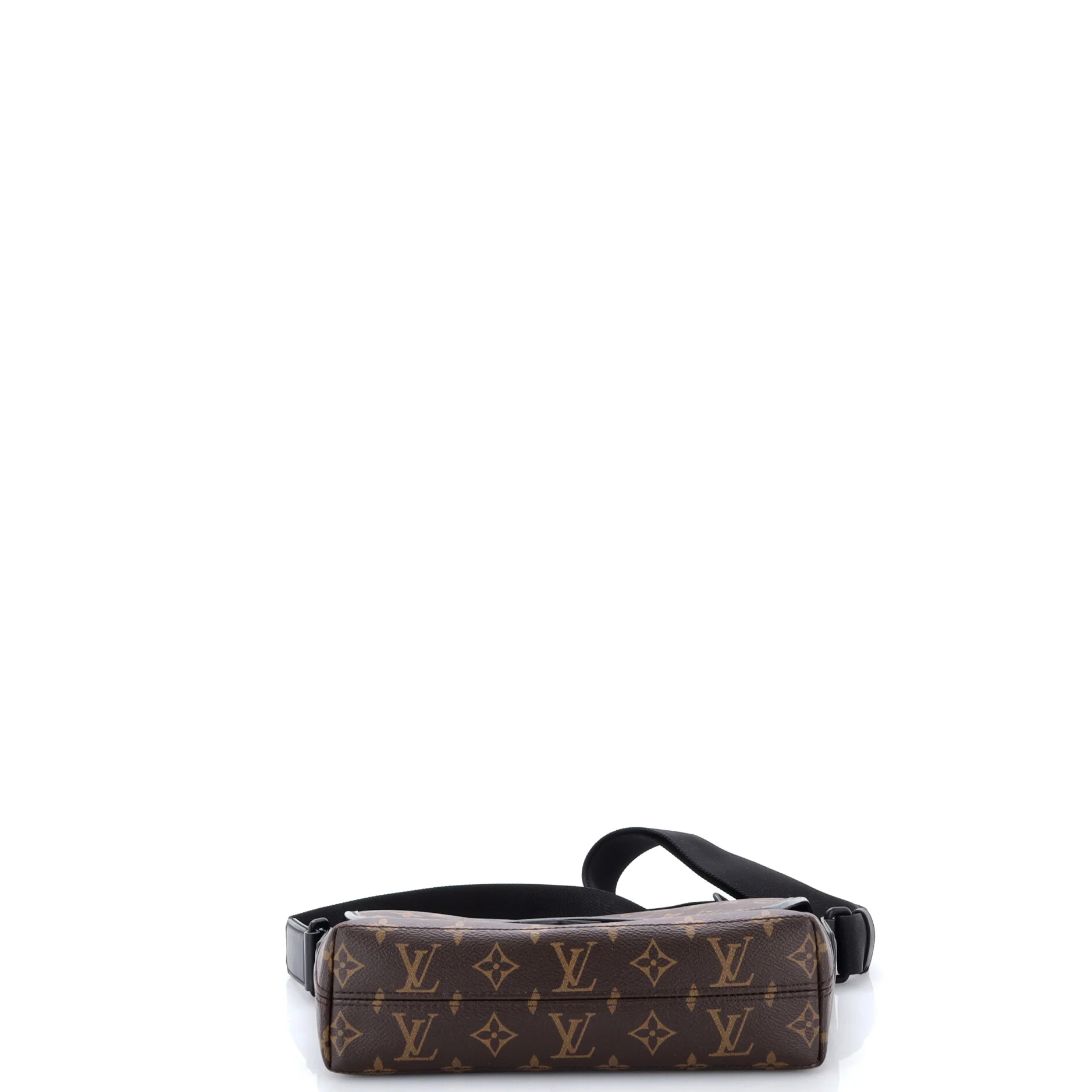 Magnetic Messenger Bag Macassar Monogram Canvas - Image 4