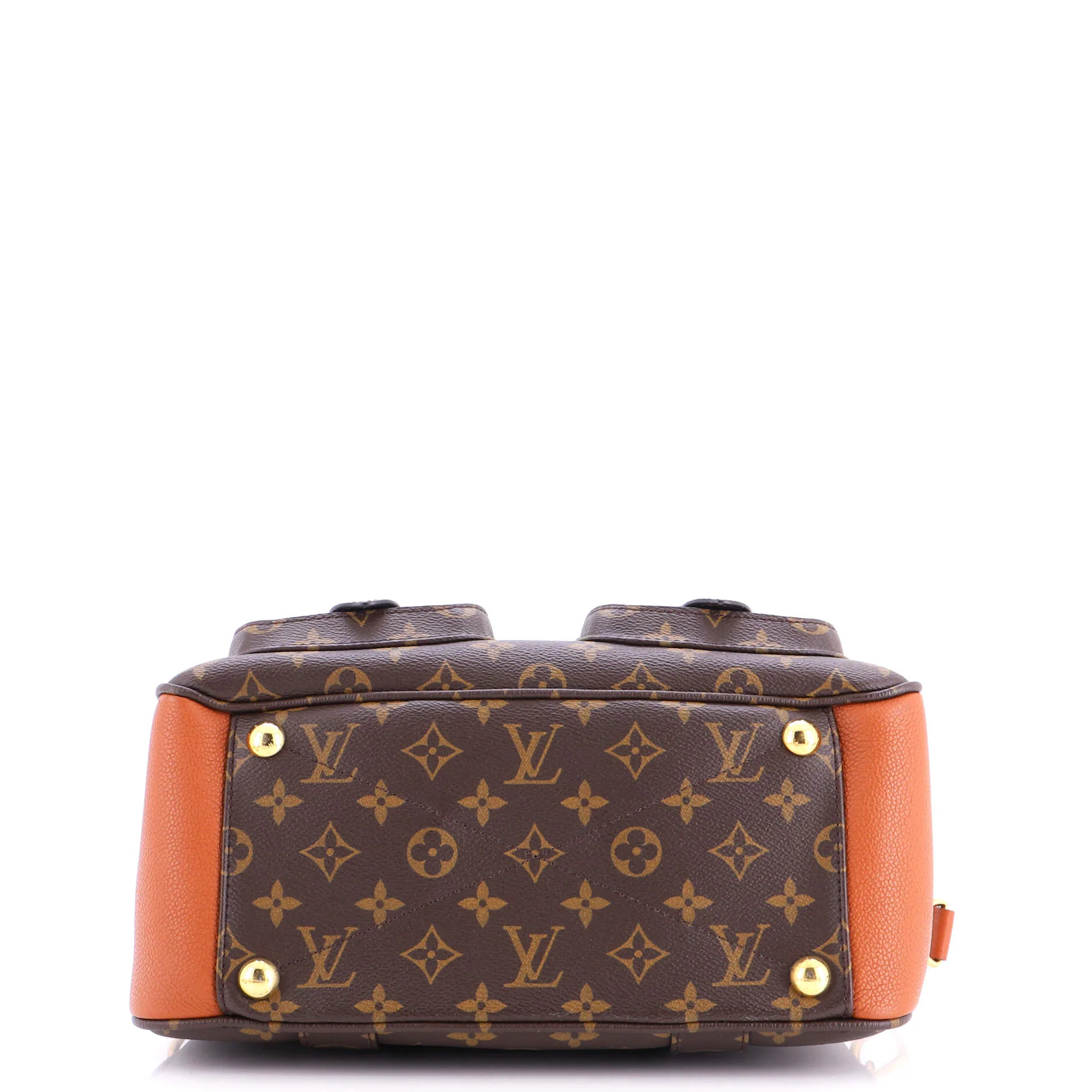 Manhattan NM Handbag Monogram Canvas with Leather - Image 4
