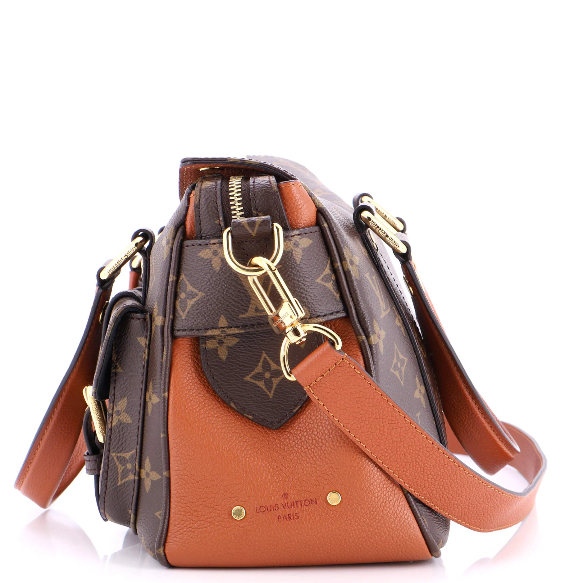 Manhattan NM Handbag Monogram Canvas with Leather - Image 6