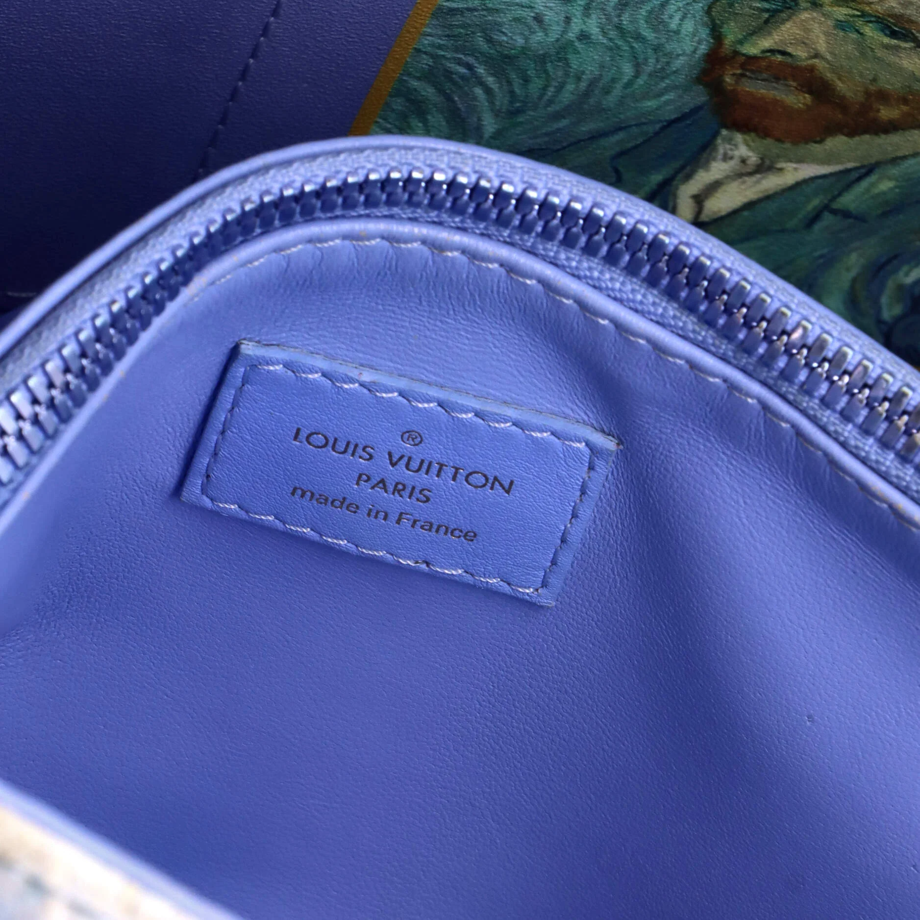 Montaigne Handbag Limited Edition Jeff Koons Van Gogh Print Canvas MM - Image 7