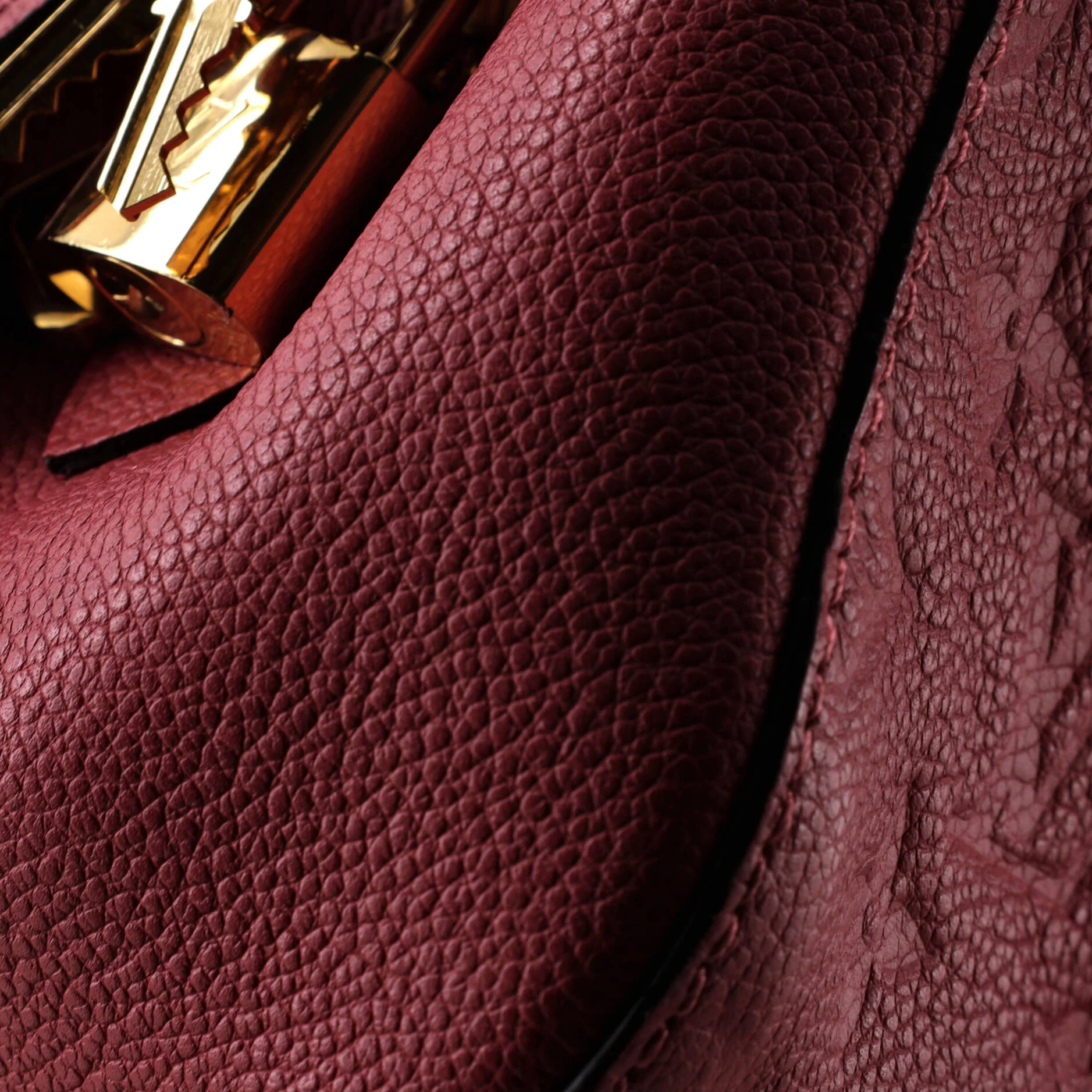 Montaigne Handbag Monogram Empreinte Leather BB - Image 6