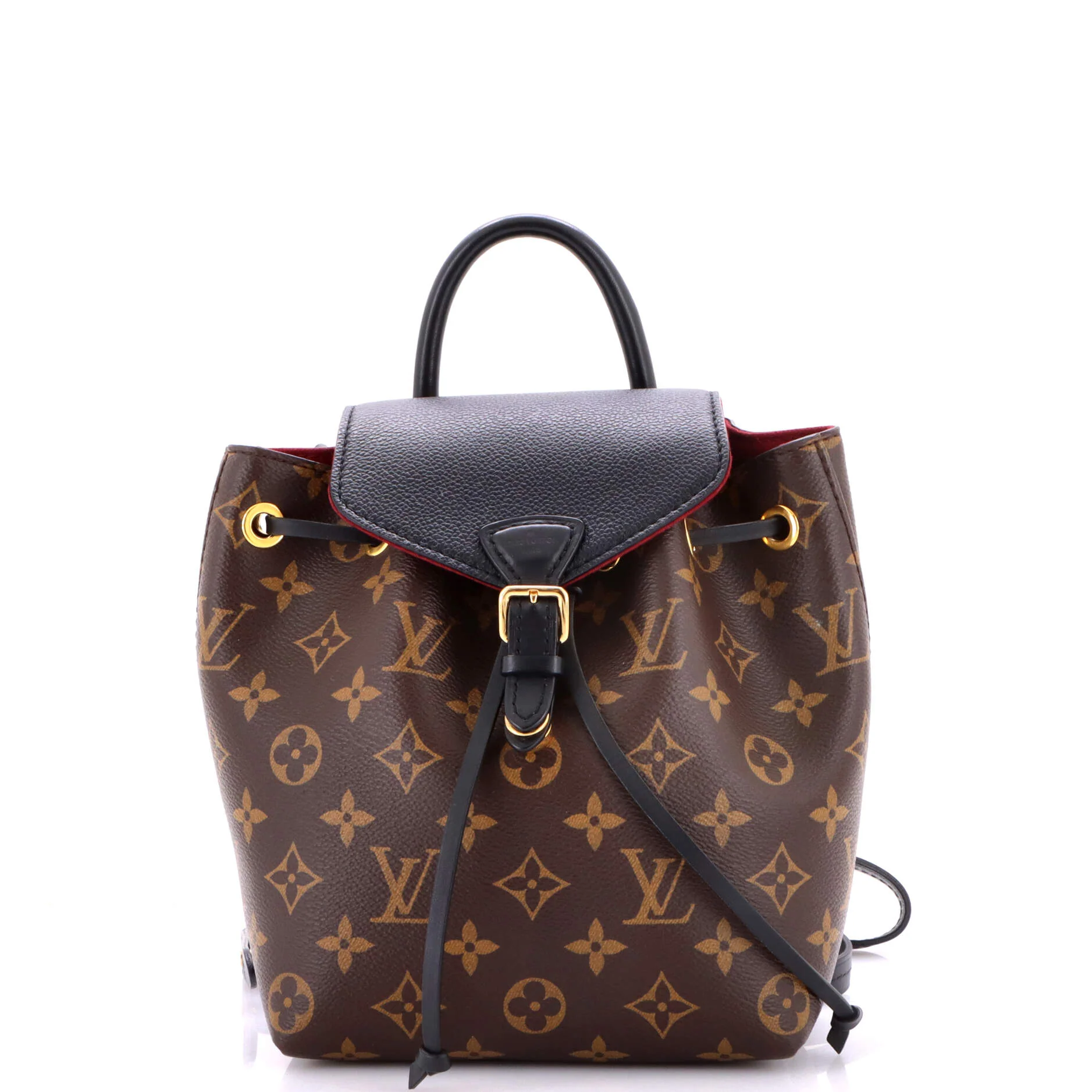 Montsouris NM Backpack Monogram Canvas with Leather BB