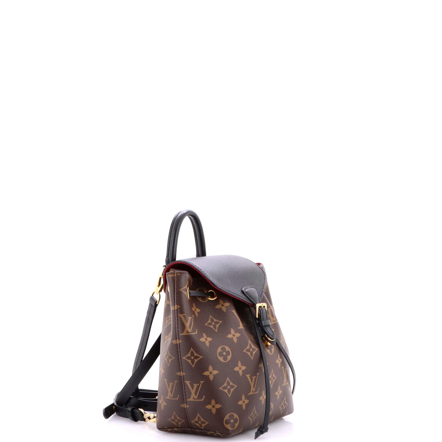 Montsouris NM Backpack Monogram Canvas with Leather BB - Image 2