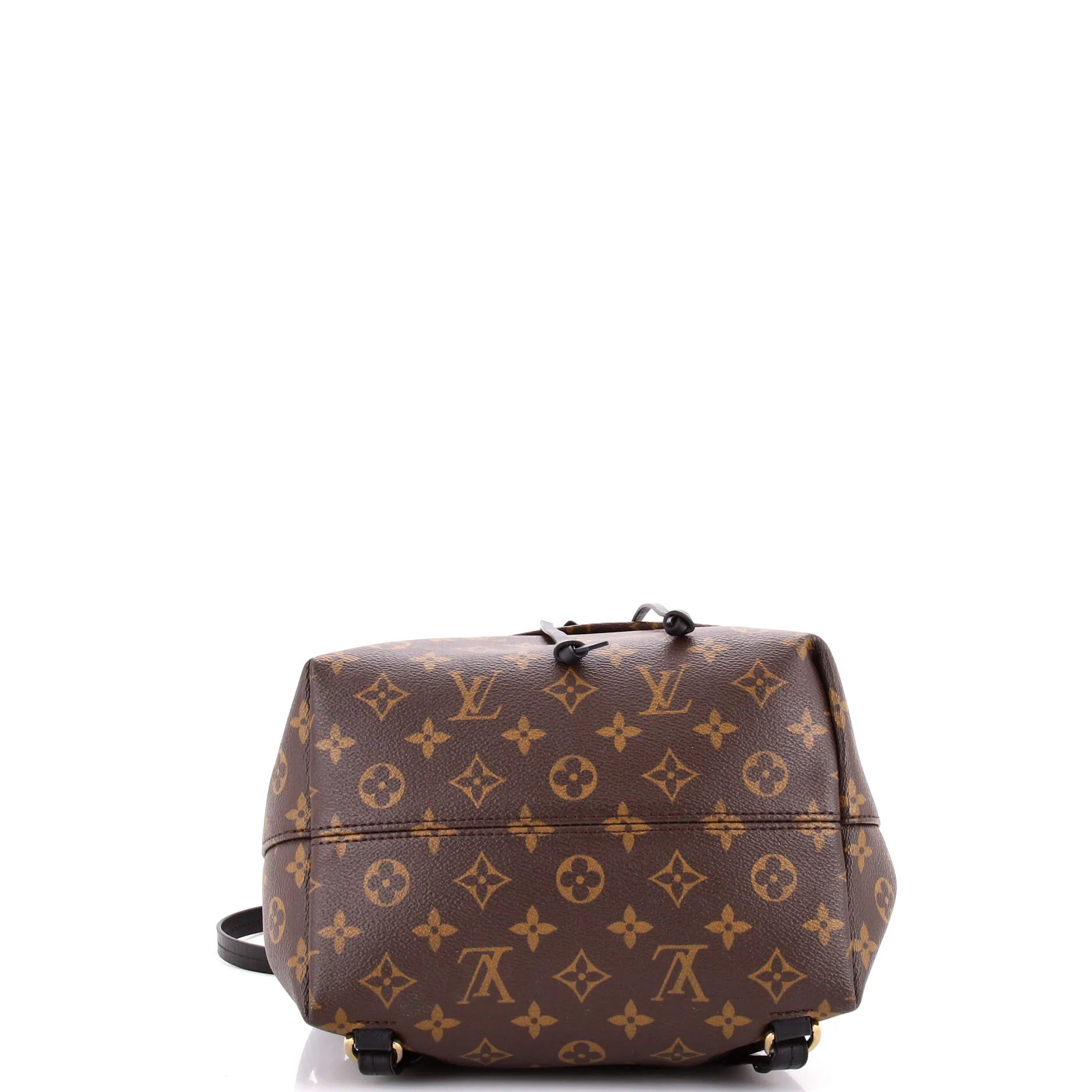 Montsouris NM Backpack Monogram Canvas with Leather PM - Image 4