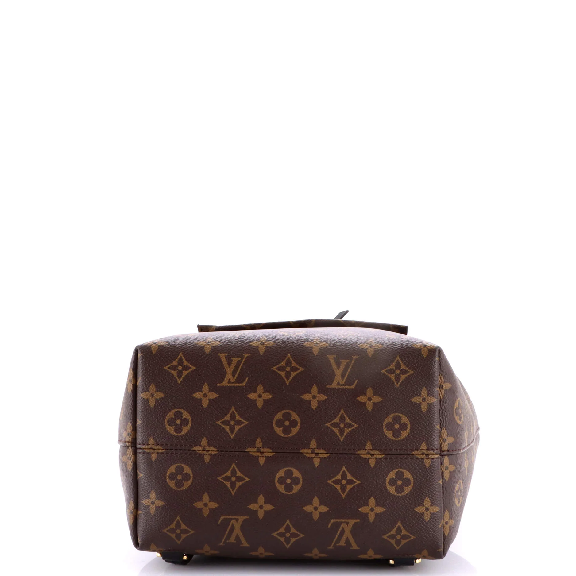 Montsouris NM Backpack Monogram Canvas with Leather PM - Image 4