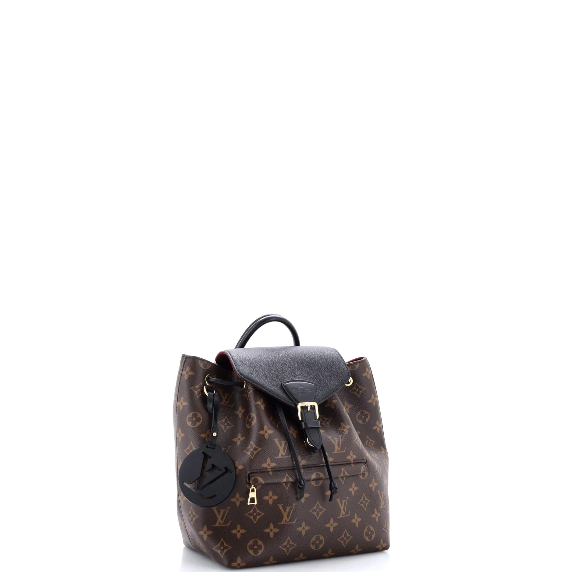 Montsouris NM Backpack Monogram Canvas with Leather PM - Image 2