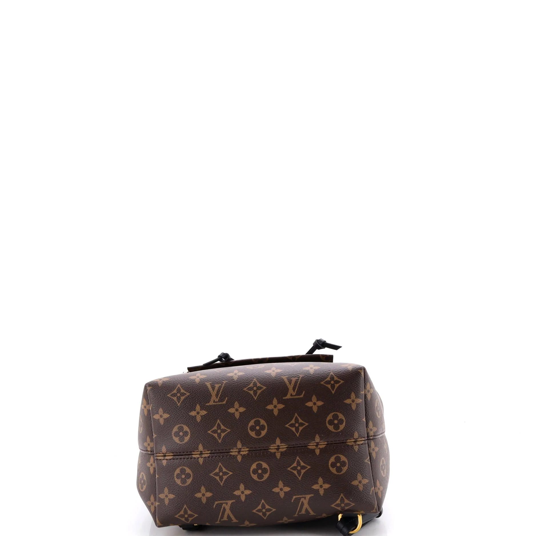 Montsouris NM Backpack Monogram Canvas with Leather PM - Image 4